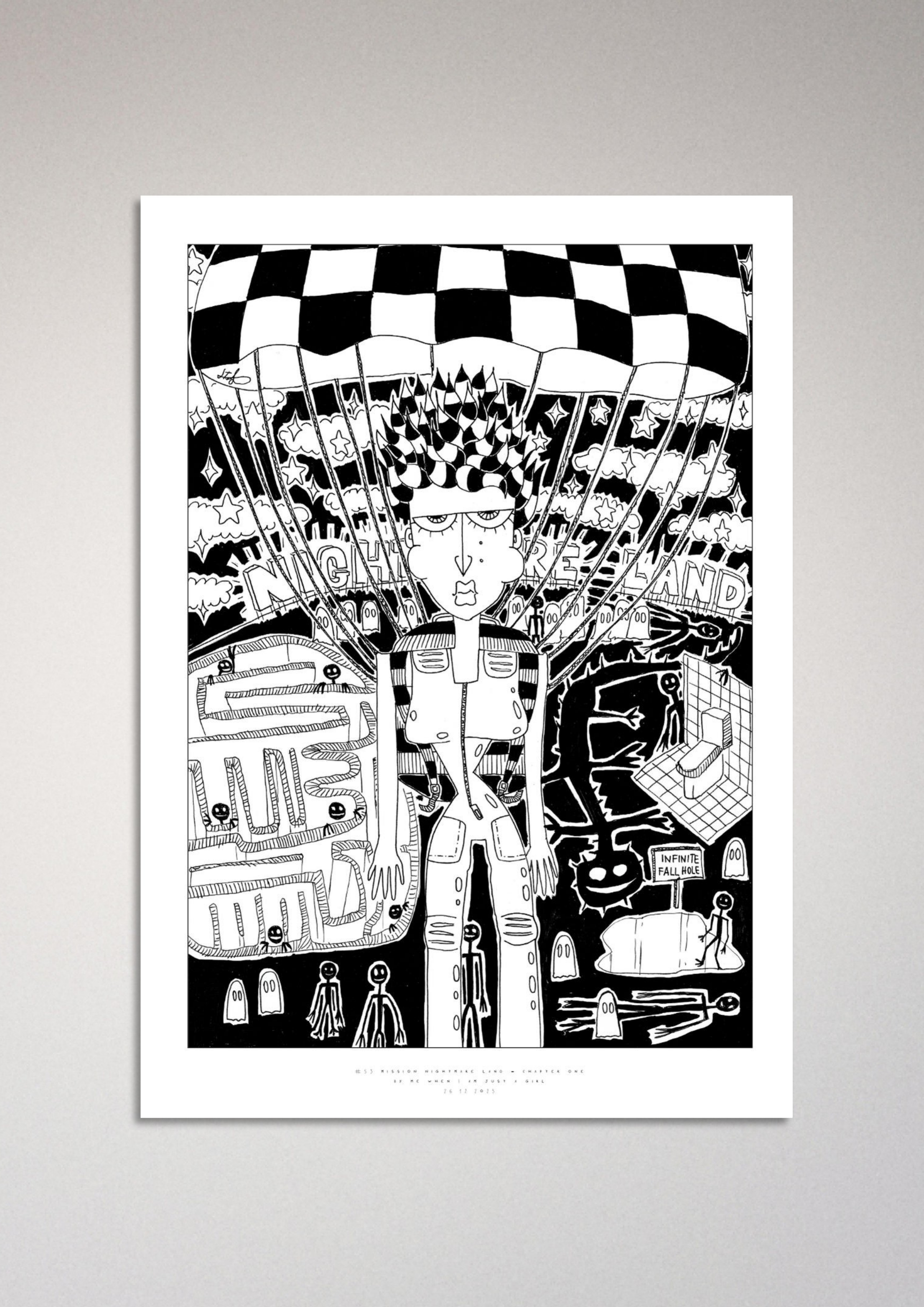 #53 Mission nightmare land - chapter one - Semi-Glossy Paper Poster