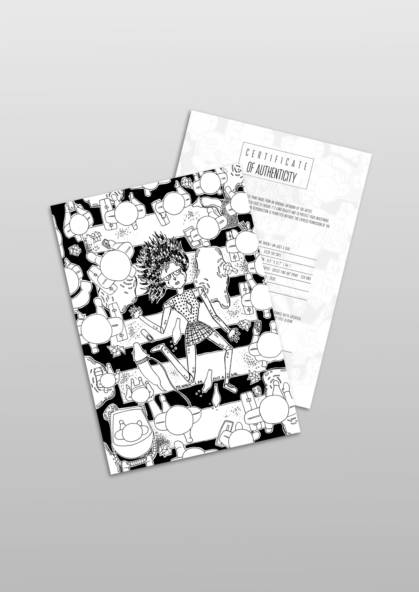 #120 The doll - Gilcèe Print