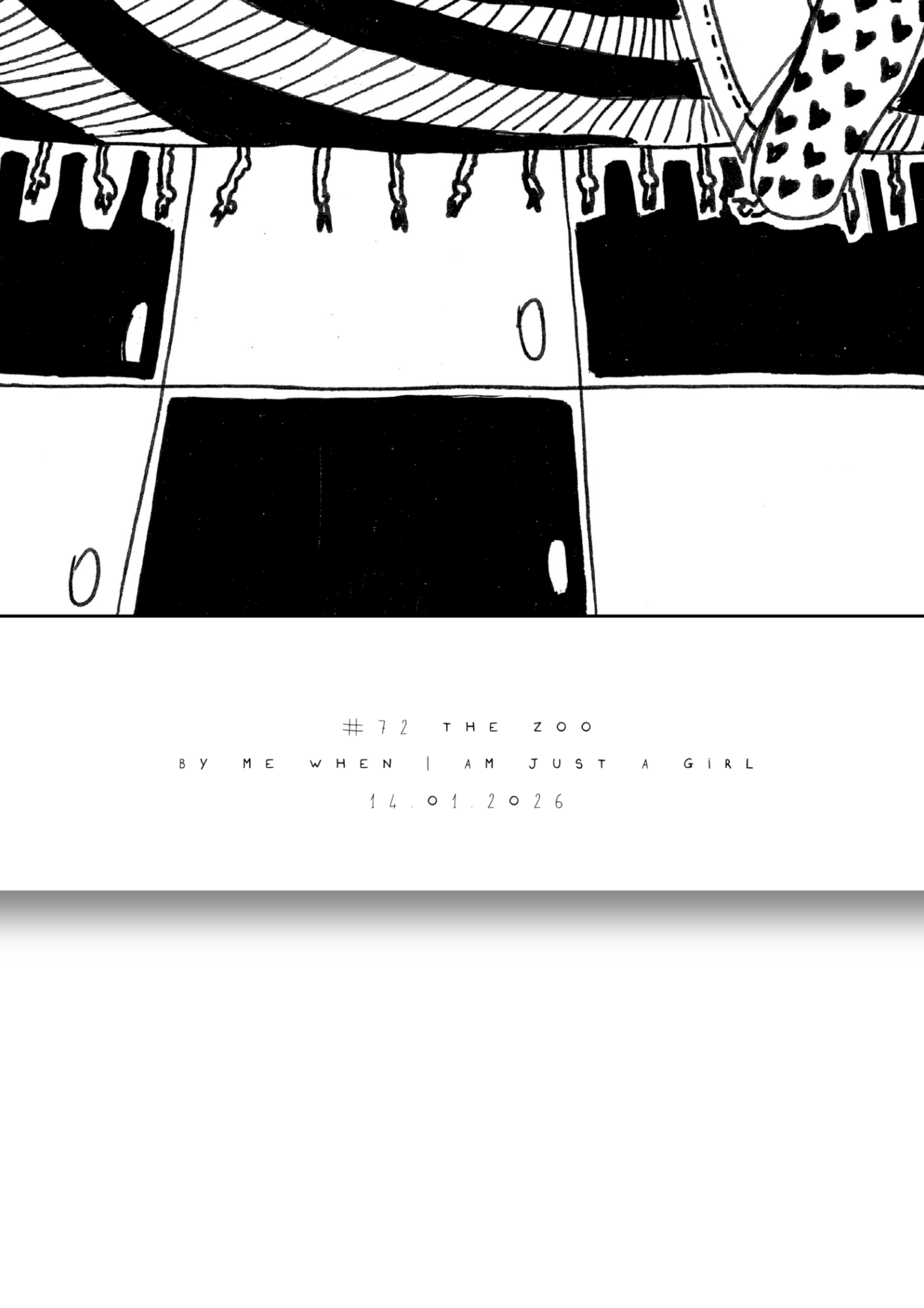 #72 The zoo - Semi-Glossy Paper Poster