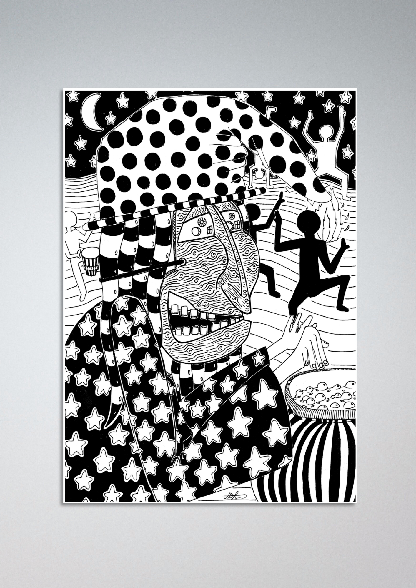 #85 The wooden witch - Gilcèe Print