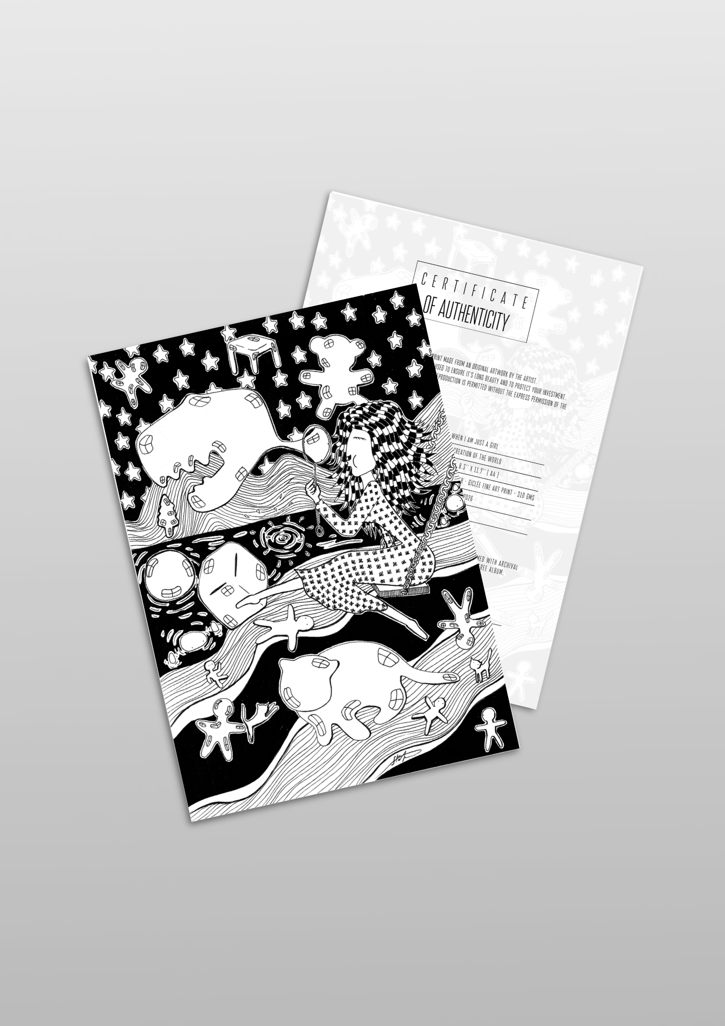 #96 The creation of the world - Gilcèe Print