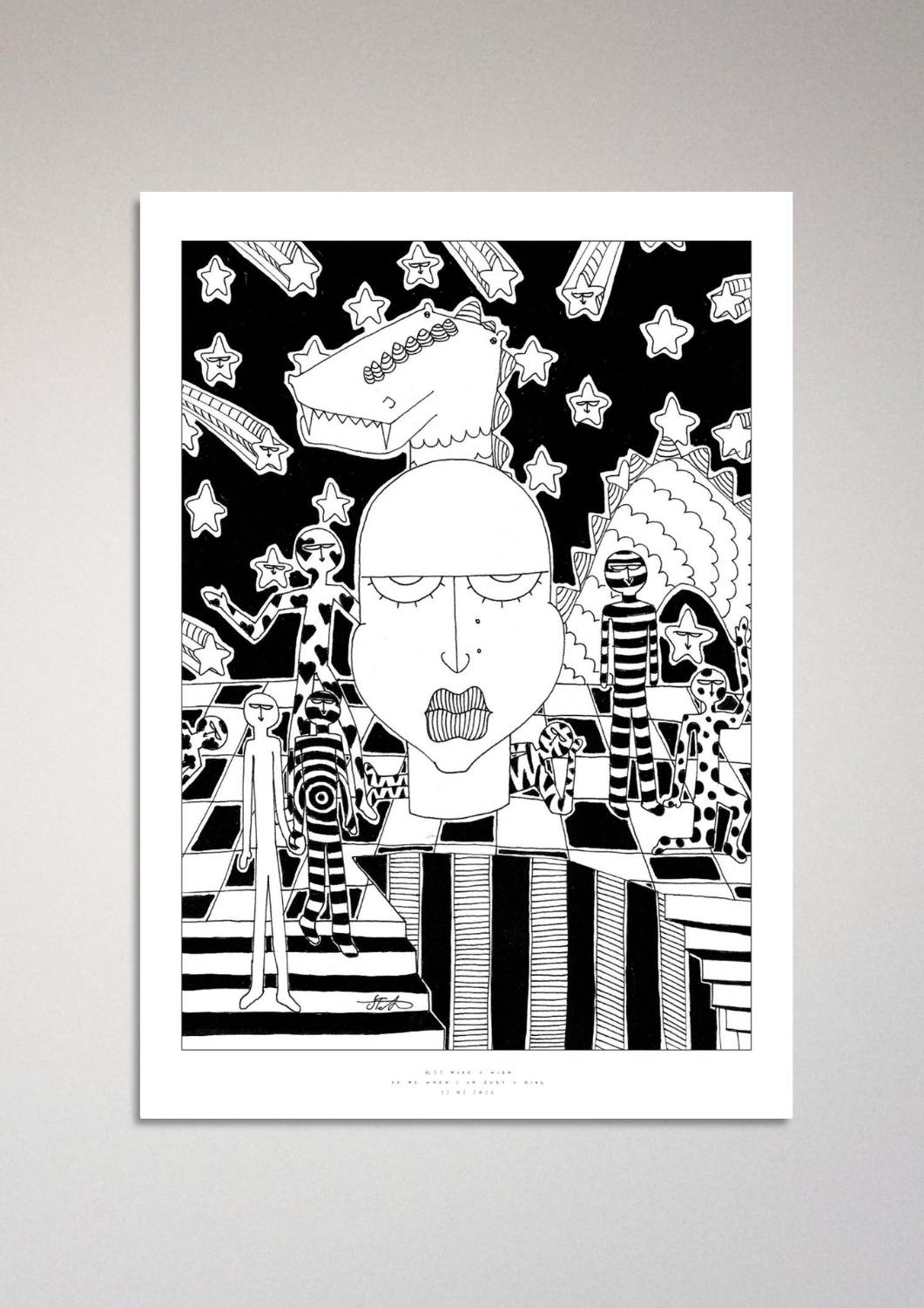 #99 - Make a wish - Semi-Glossy Paper Post