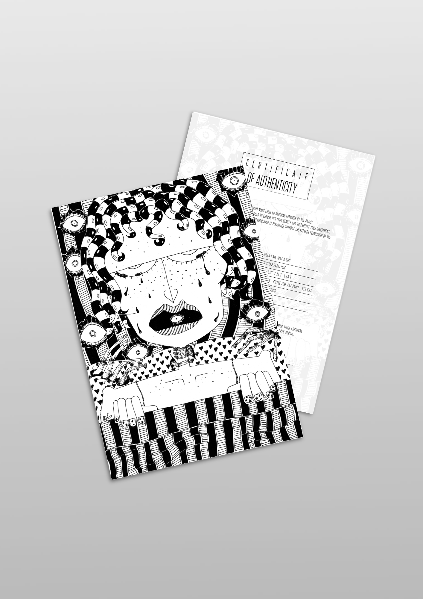 #87 Sleep paralysis - Gilcèe Print