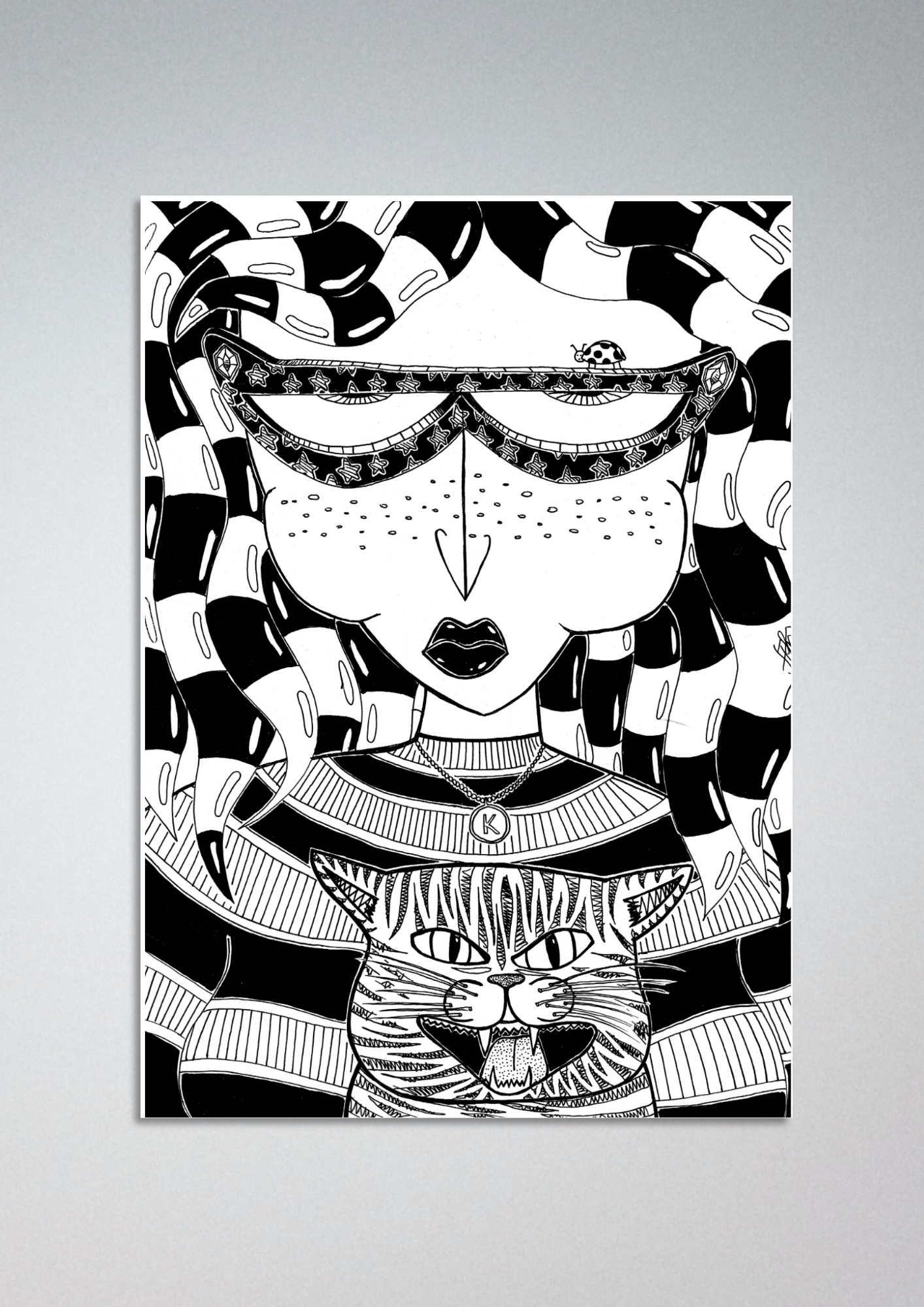 #75 What did you say? - Gilcèe Print