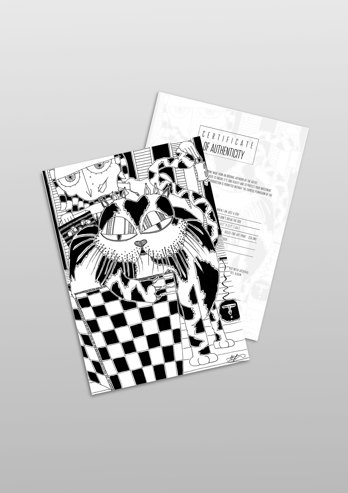 #66 Please don't break the box - Gilcèe Print