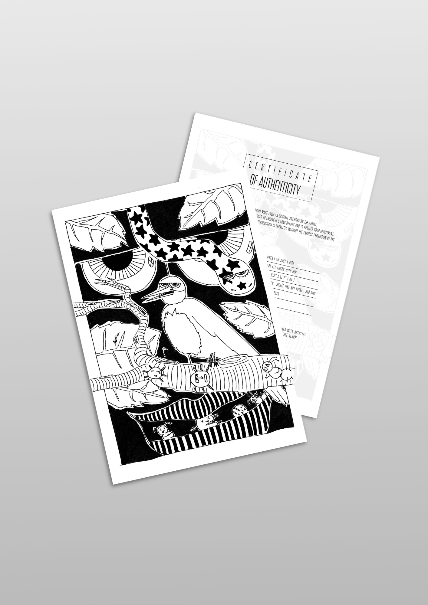 #18 They are all angry with him - Gilcèe Print