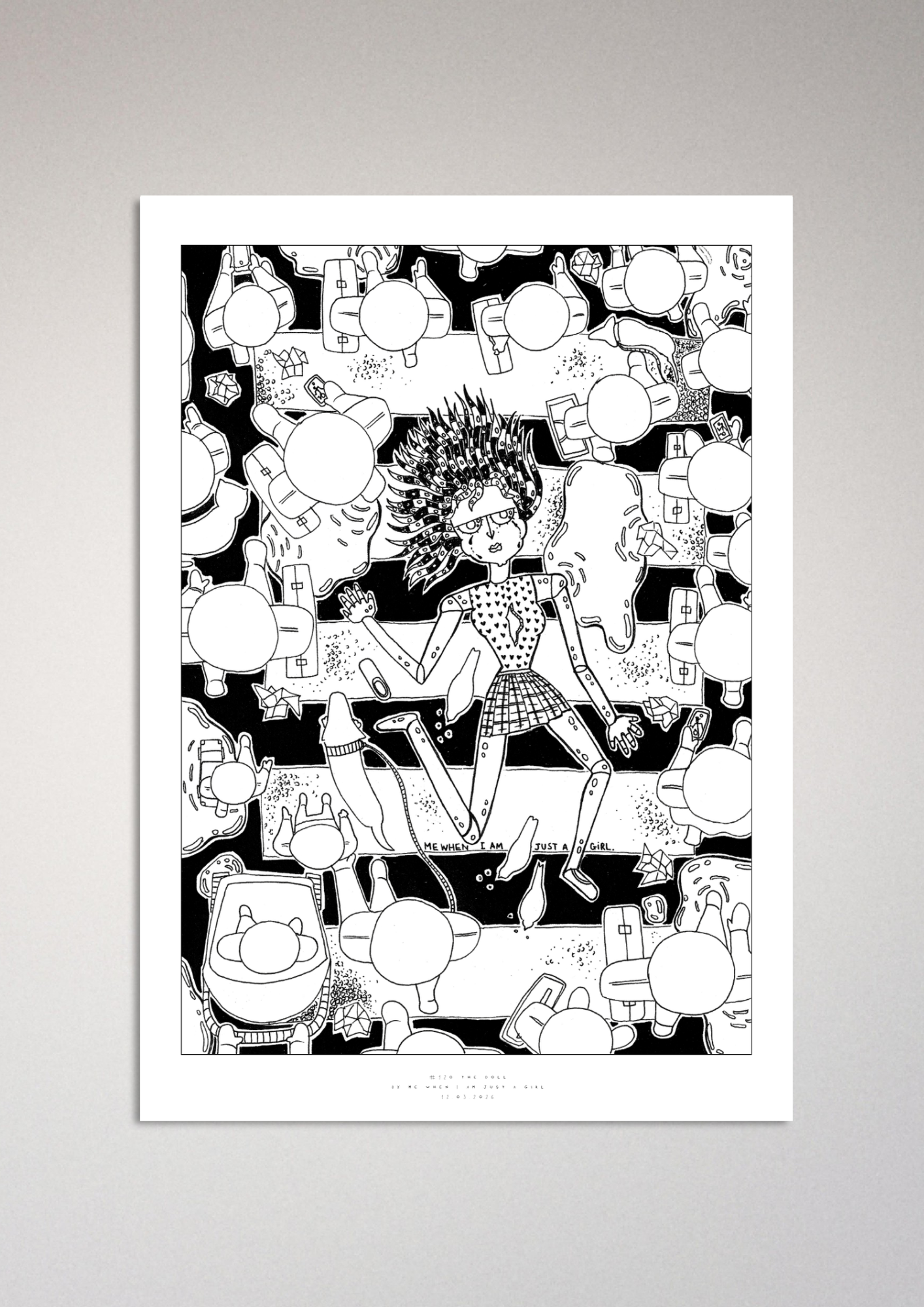 #120 The Doll -  Semi-Glossy Paper Poster