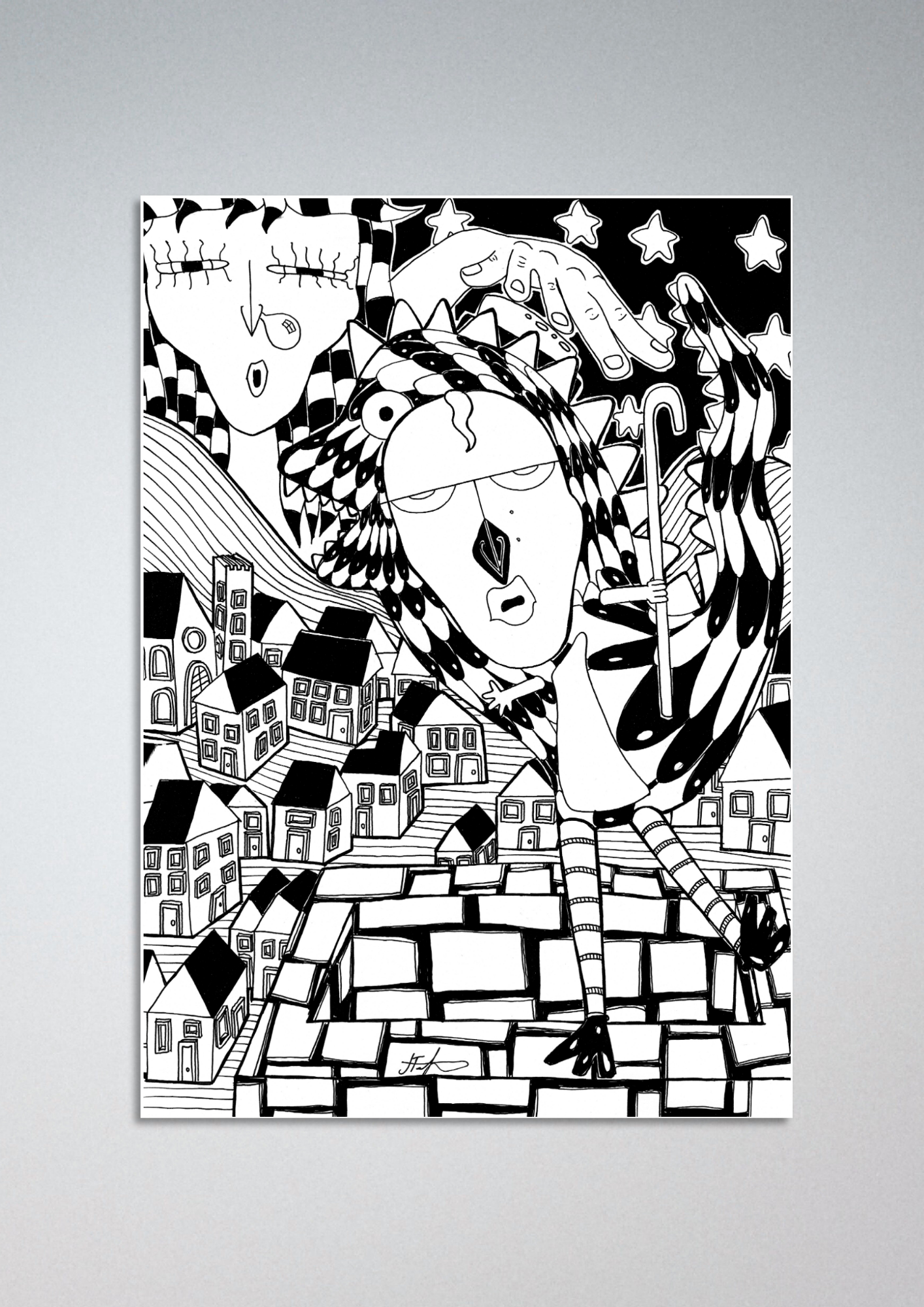 #79 Five more minutes - Gilcèe Print