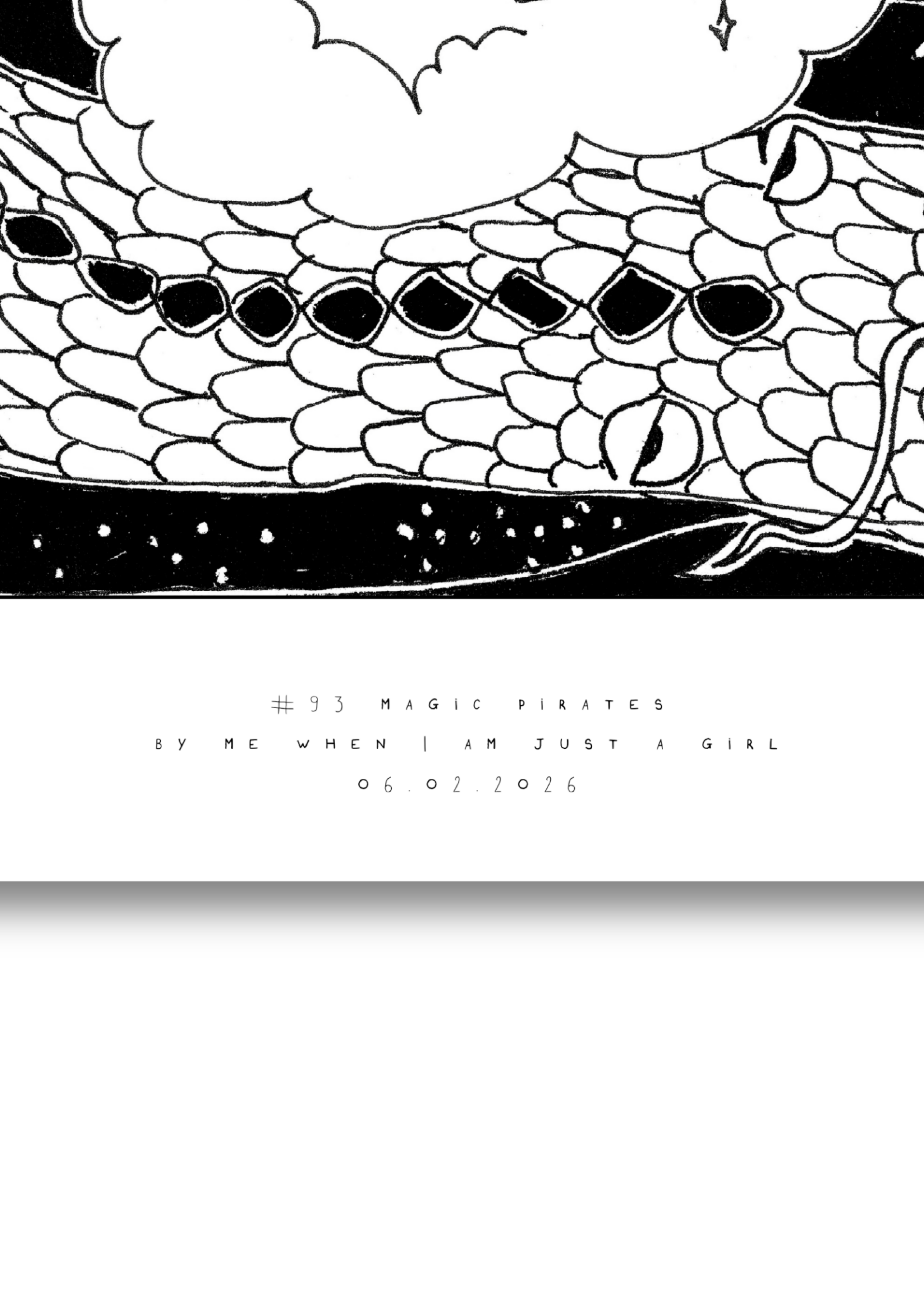 #93 - Magic pirates - Semi-Glossy Paper Post