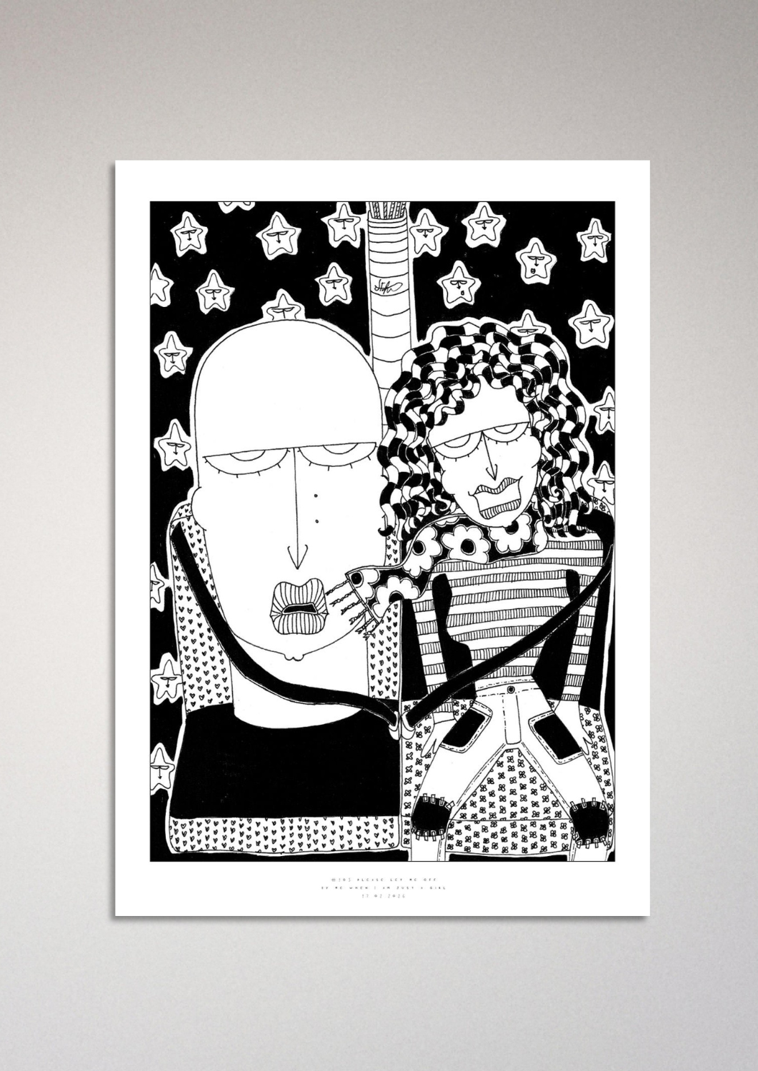 #103 - Please let me off - Semi-Glossy Paper Post