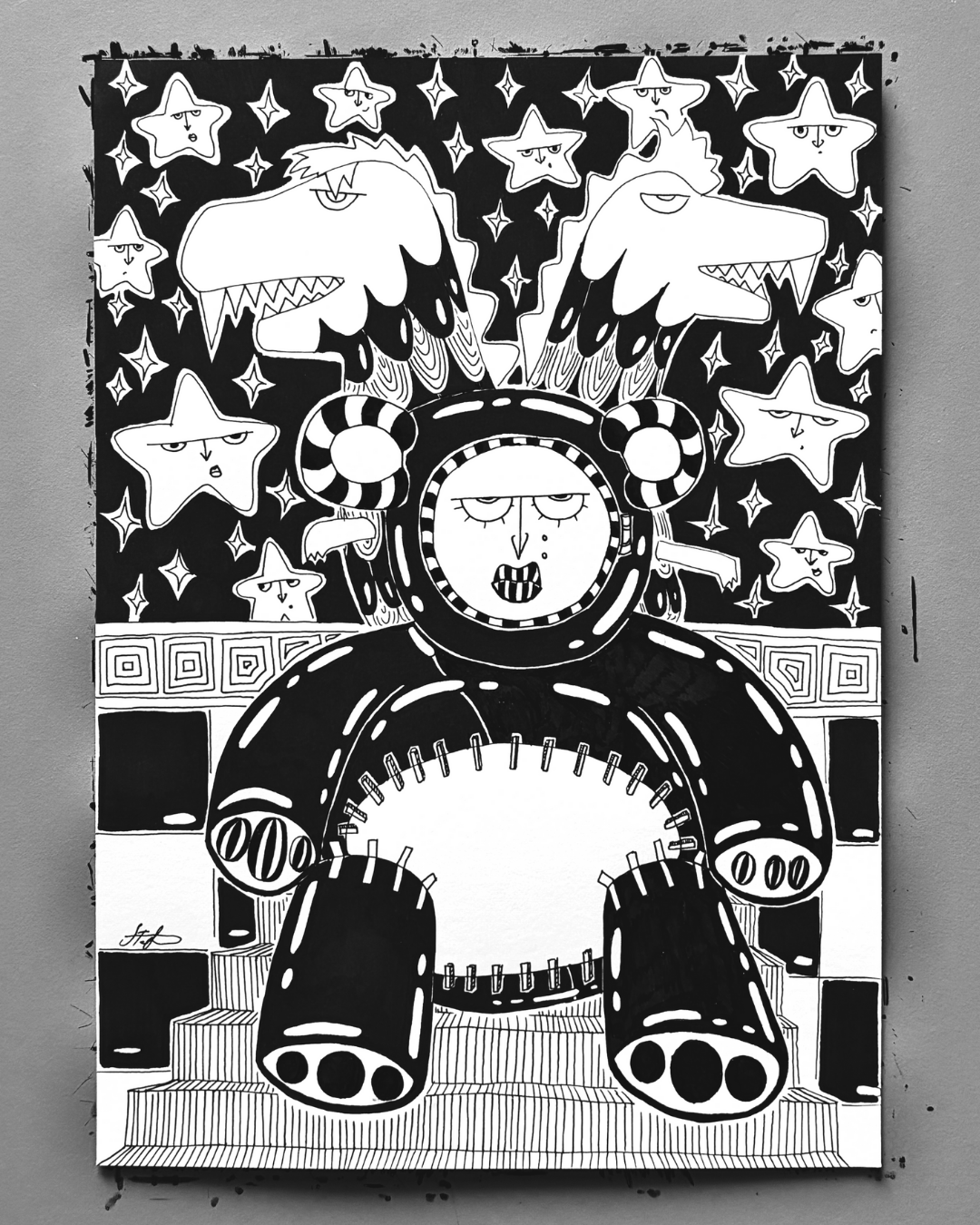 #35 Teddy bear and the dinos