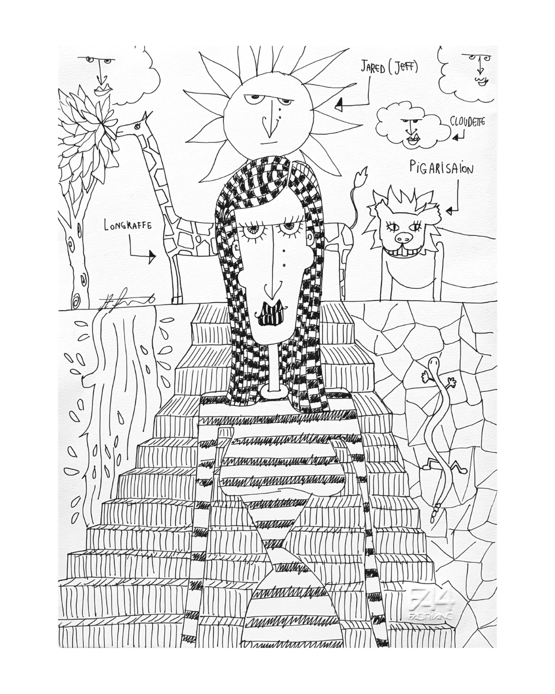 #3 The weird zoo - Gilcèe Print