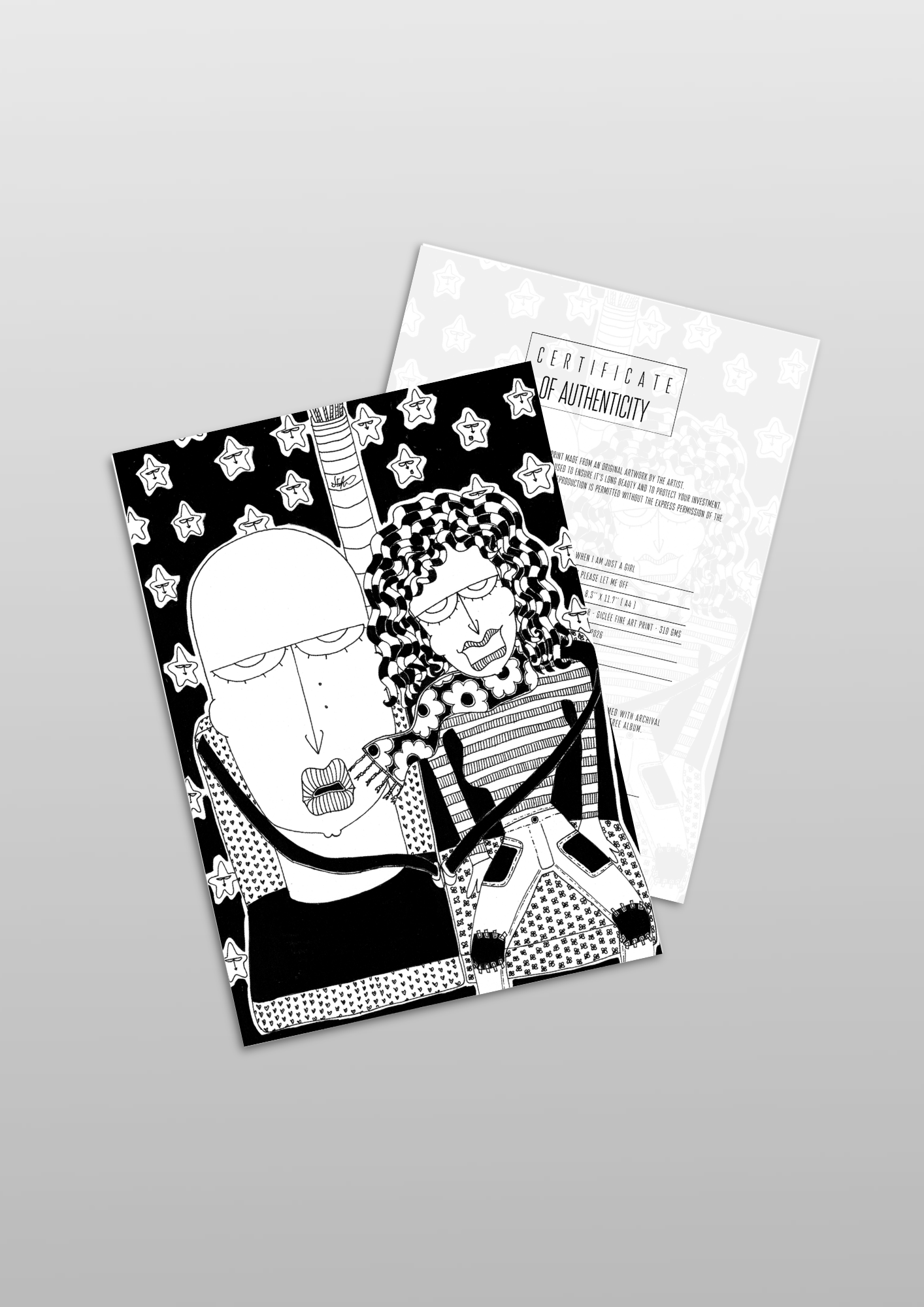 #103 Please let me off - Gilcèe Print