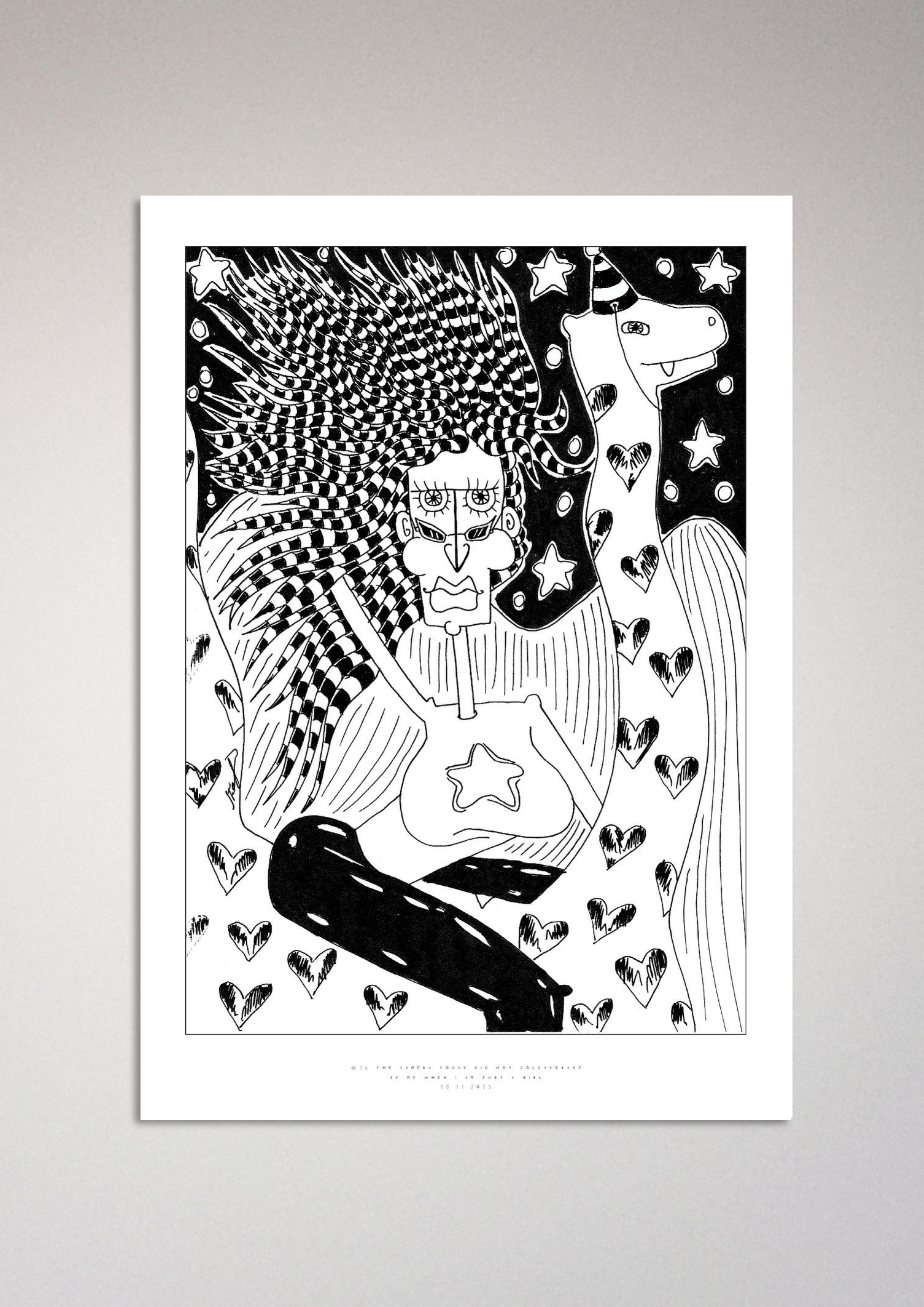 #16 The camera today did not collaborate  - Semi-Glossy Paper Poster