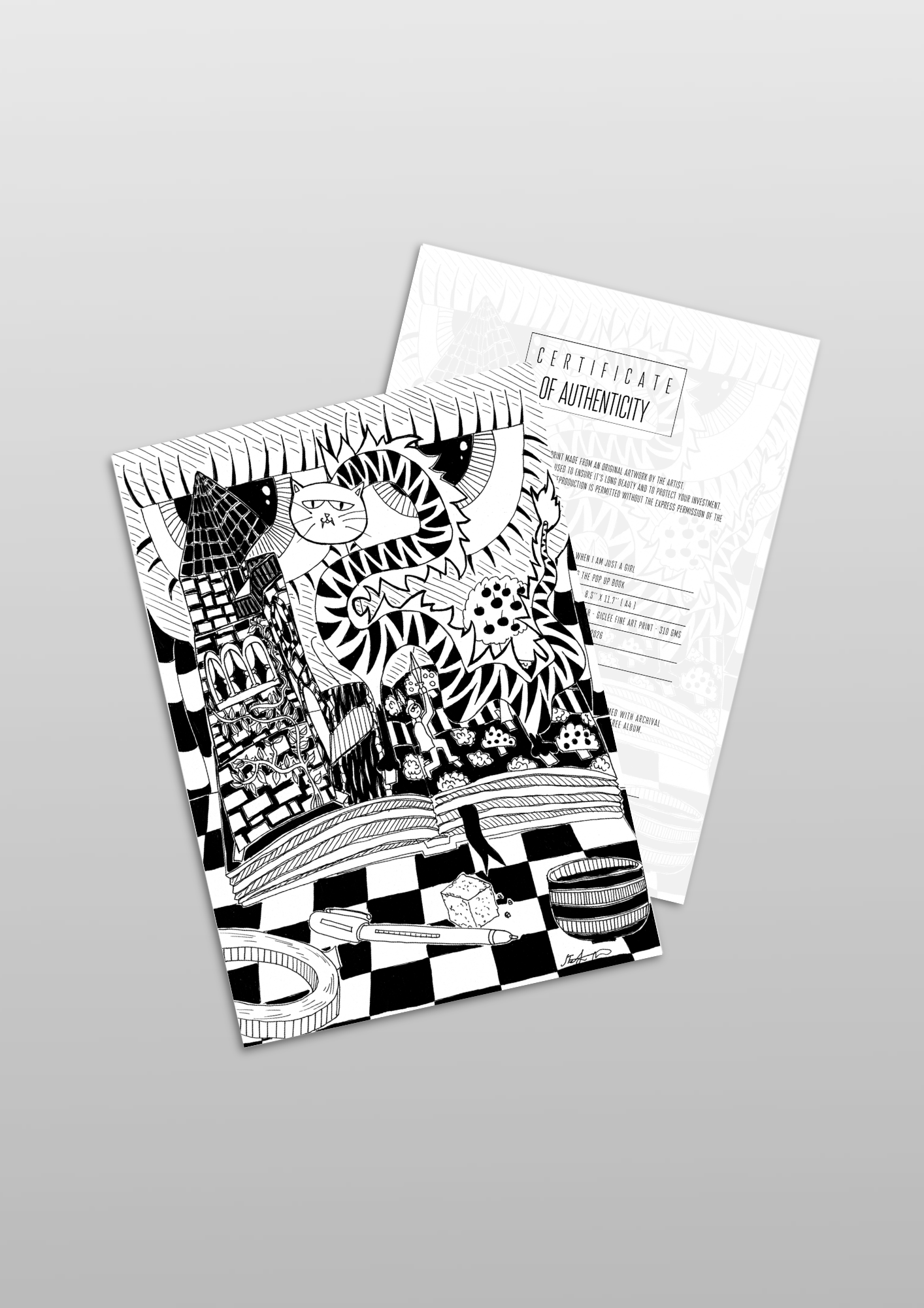 #56 The pop up book - Gilcèe Print