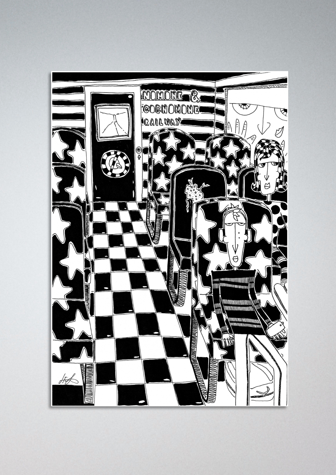 #29 I like trains - Gilcèe Print