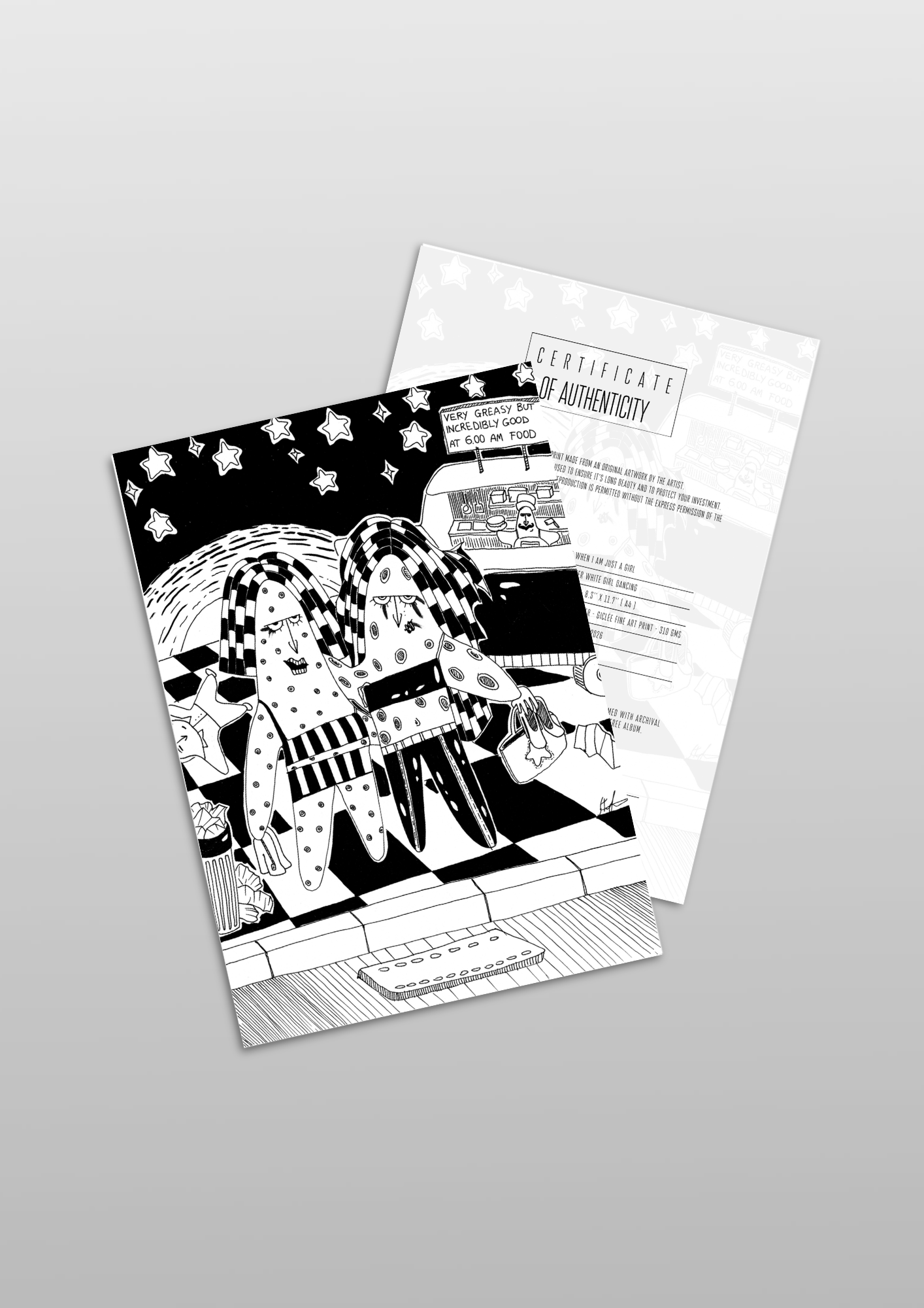 #41 After white girl dancing - Gilcèe Print