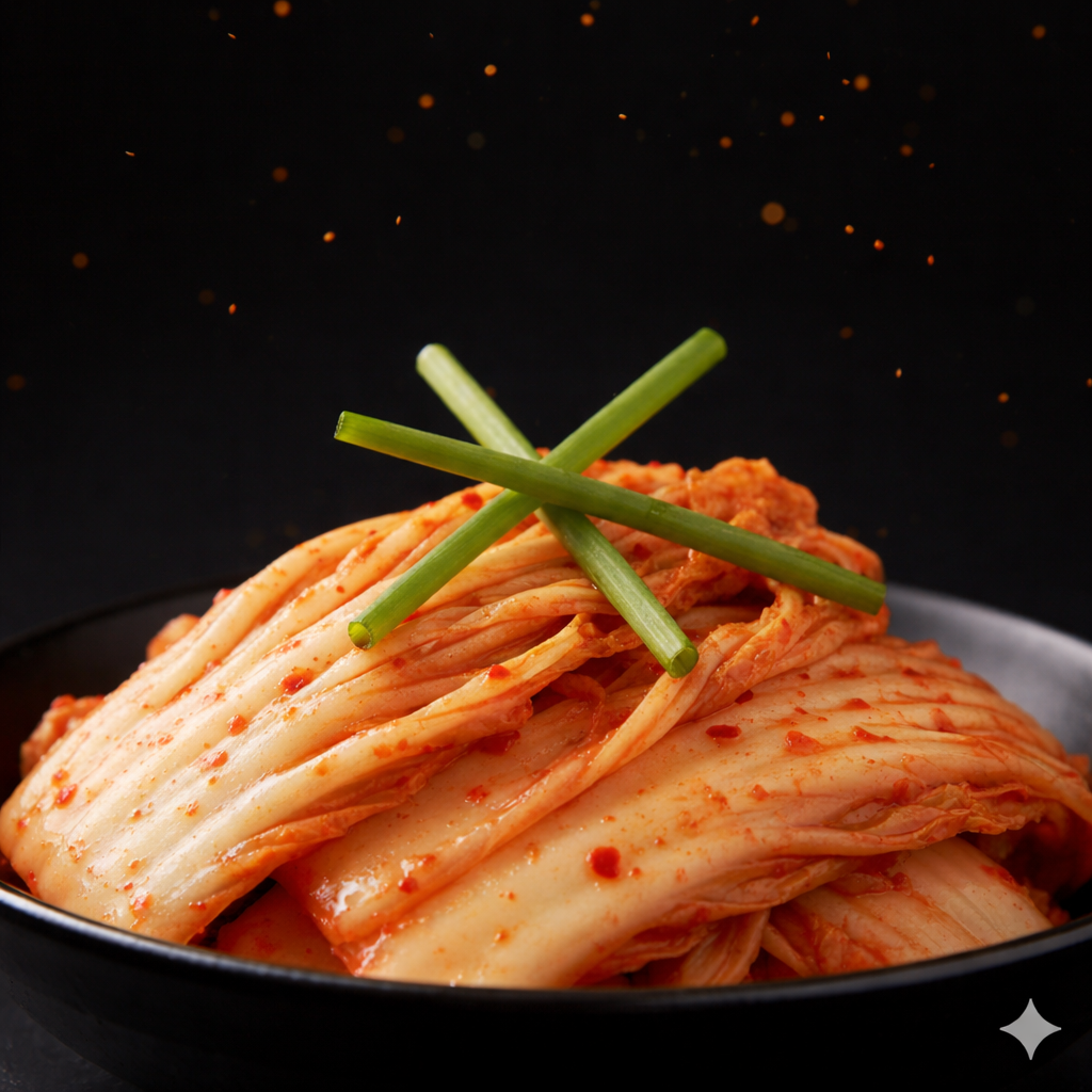 Mildes Kimchi - Leichte Schärfe