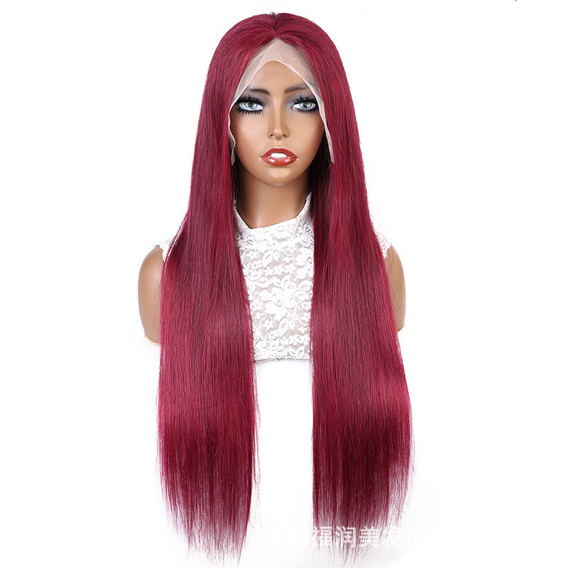 Long Straight Red Wig
