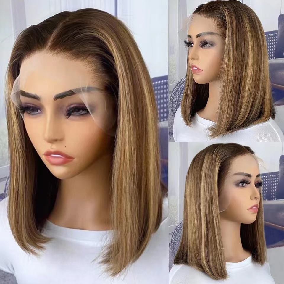 Straight Ombre Bob Wig