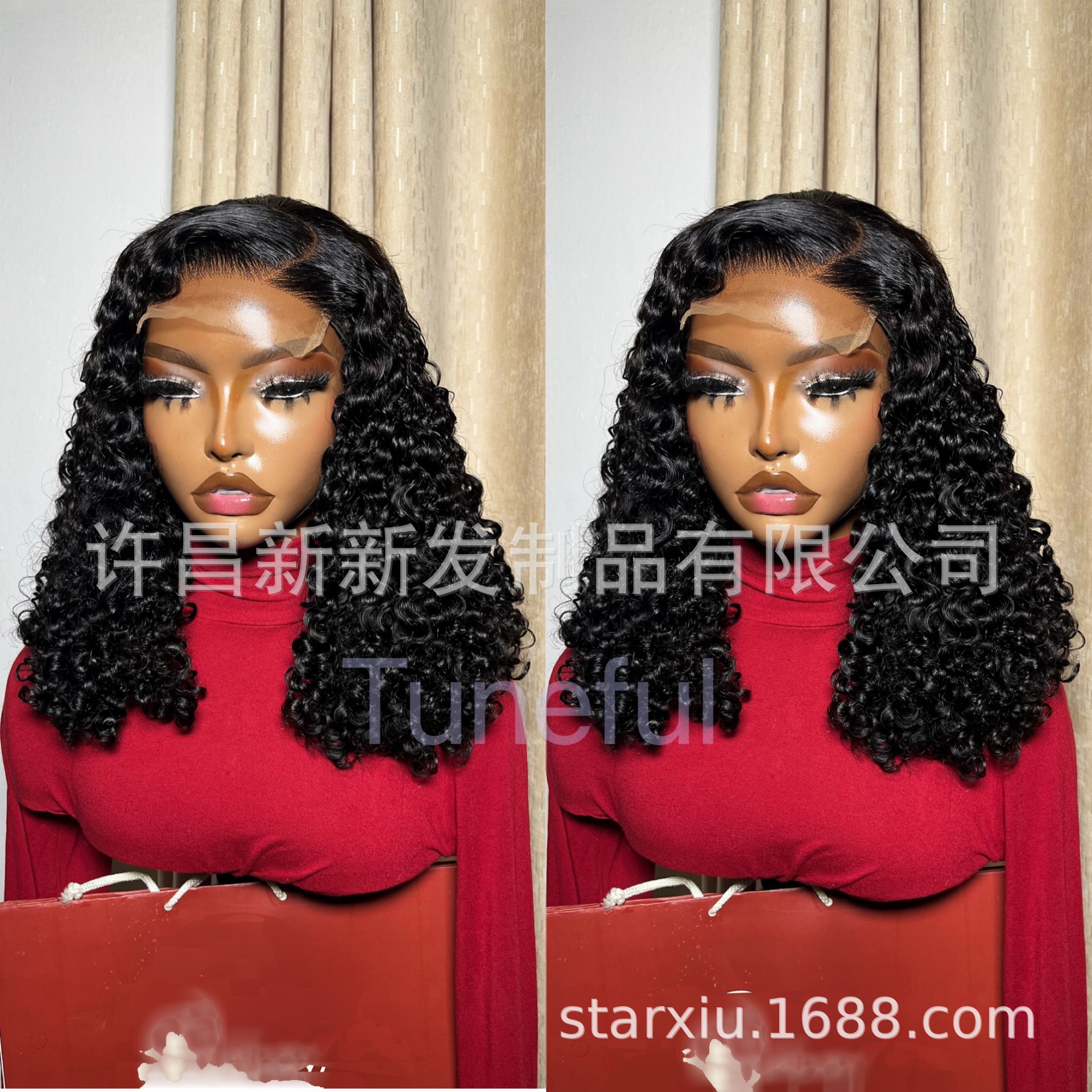  Burmese Curly Human Hair Wigs