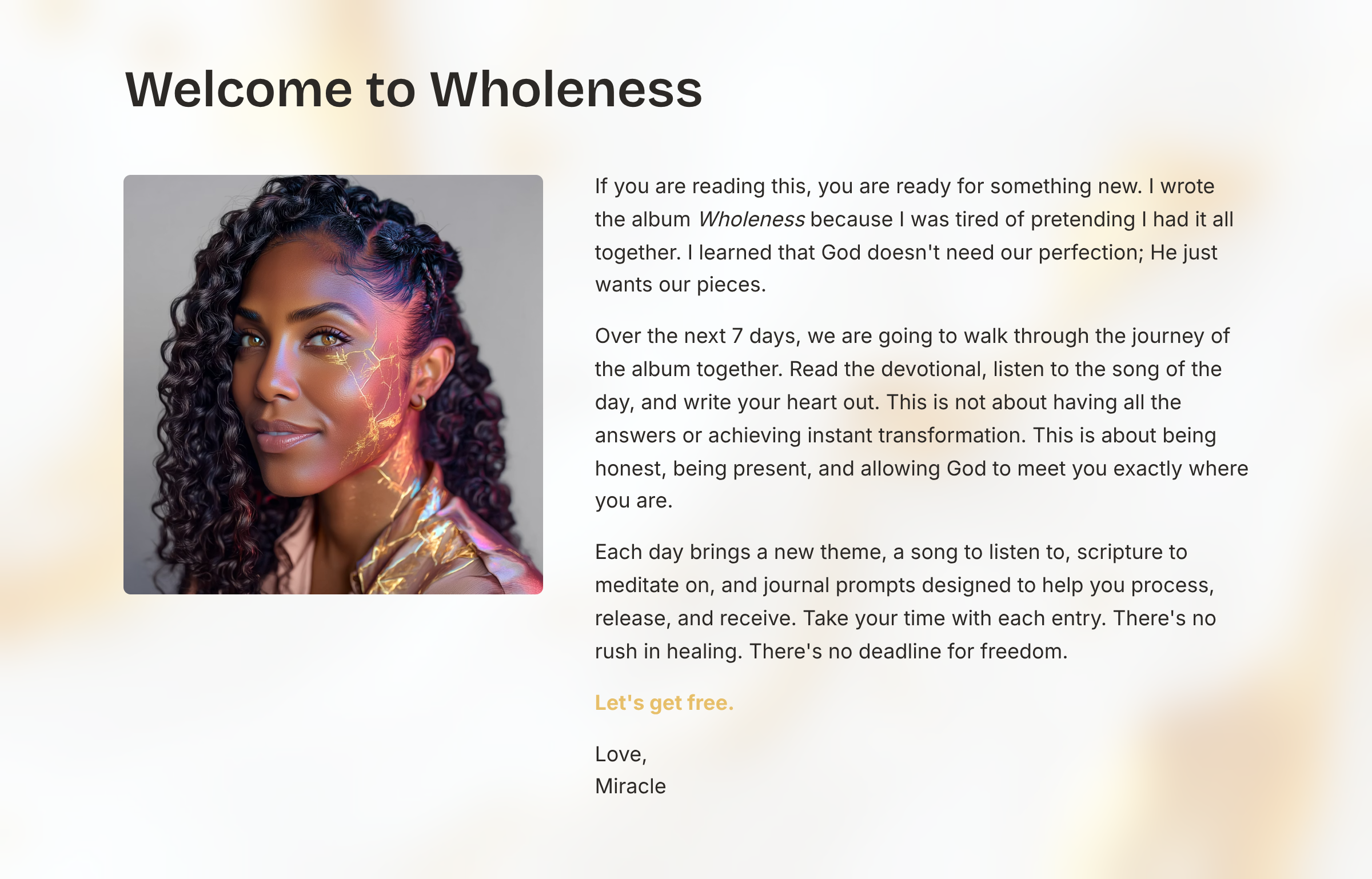 The Wholeness Journey: 7-Day Devotional (Digital Download)