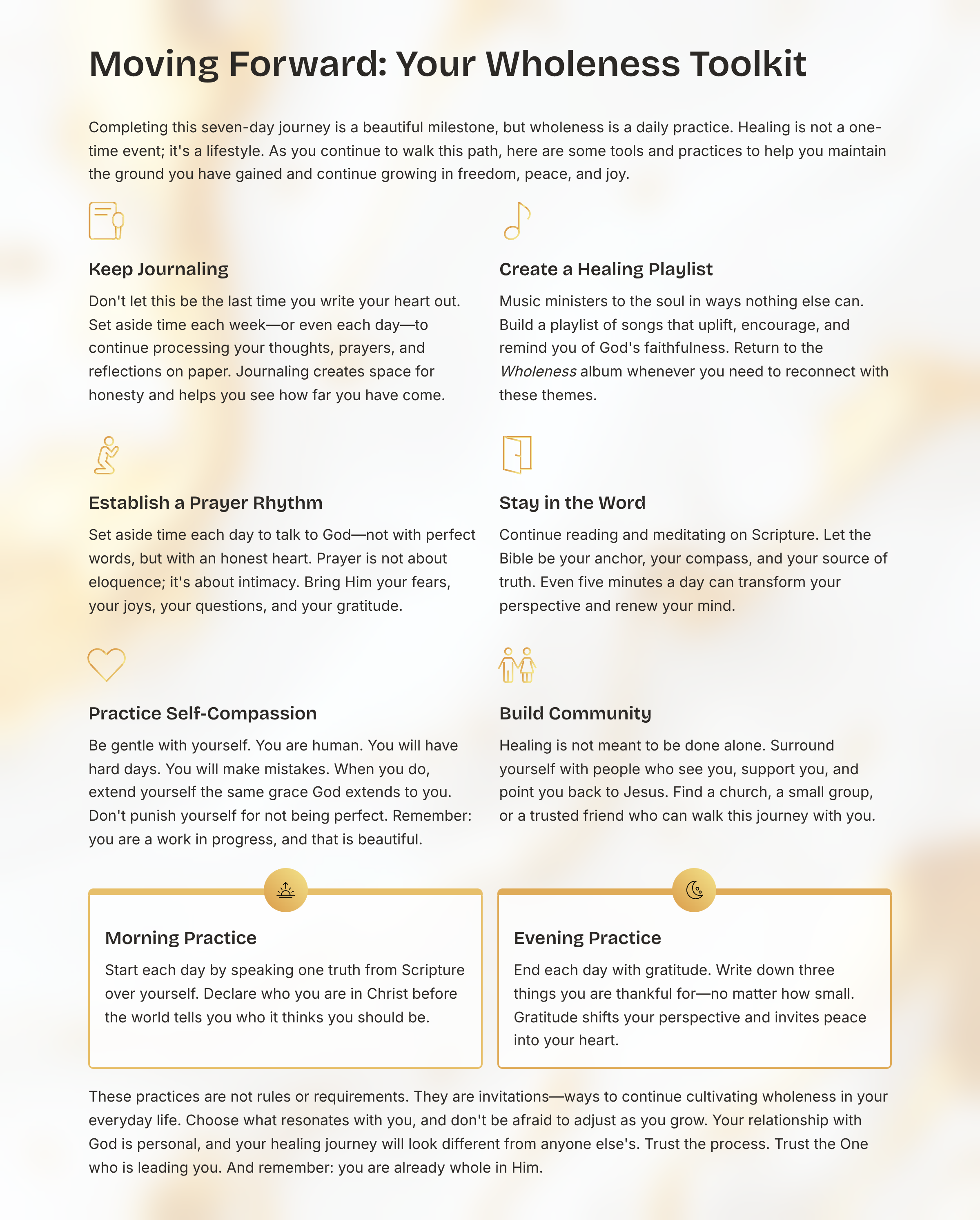 The Wholeness Journey: 7-Day Devotional (Digital Download)