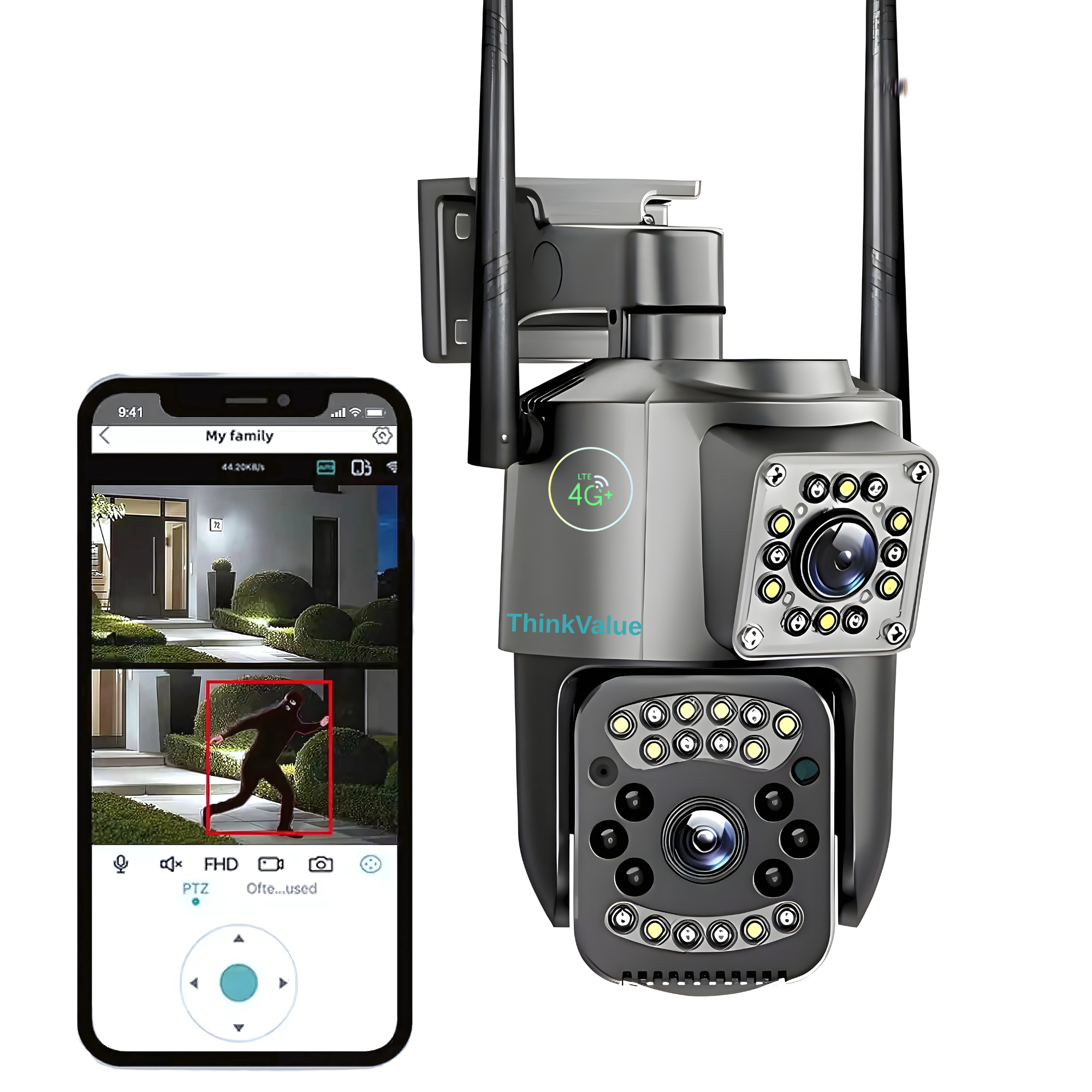 ThinkValue 4G Wireless Security Camera no wifi support