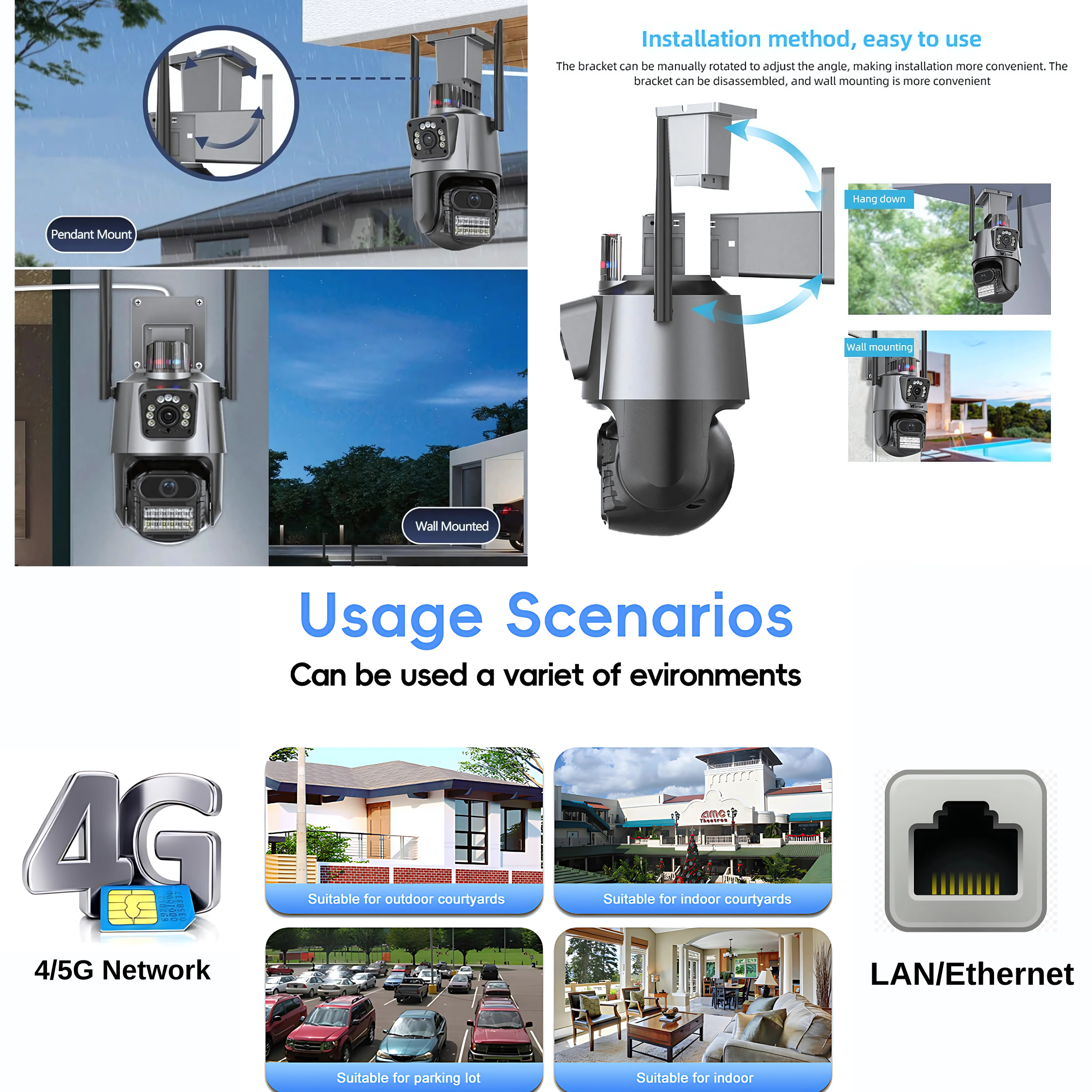 4G Outdoor Security Camera