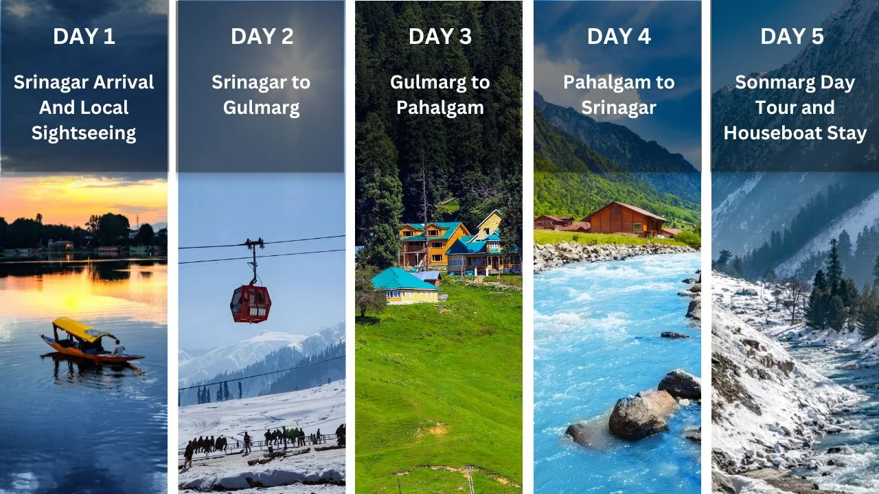 Kashmir 5-Day Tour Package