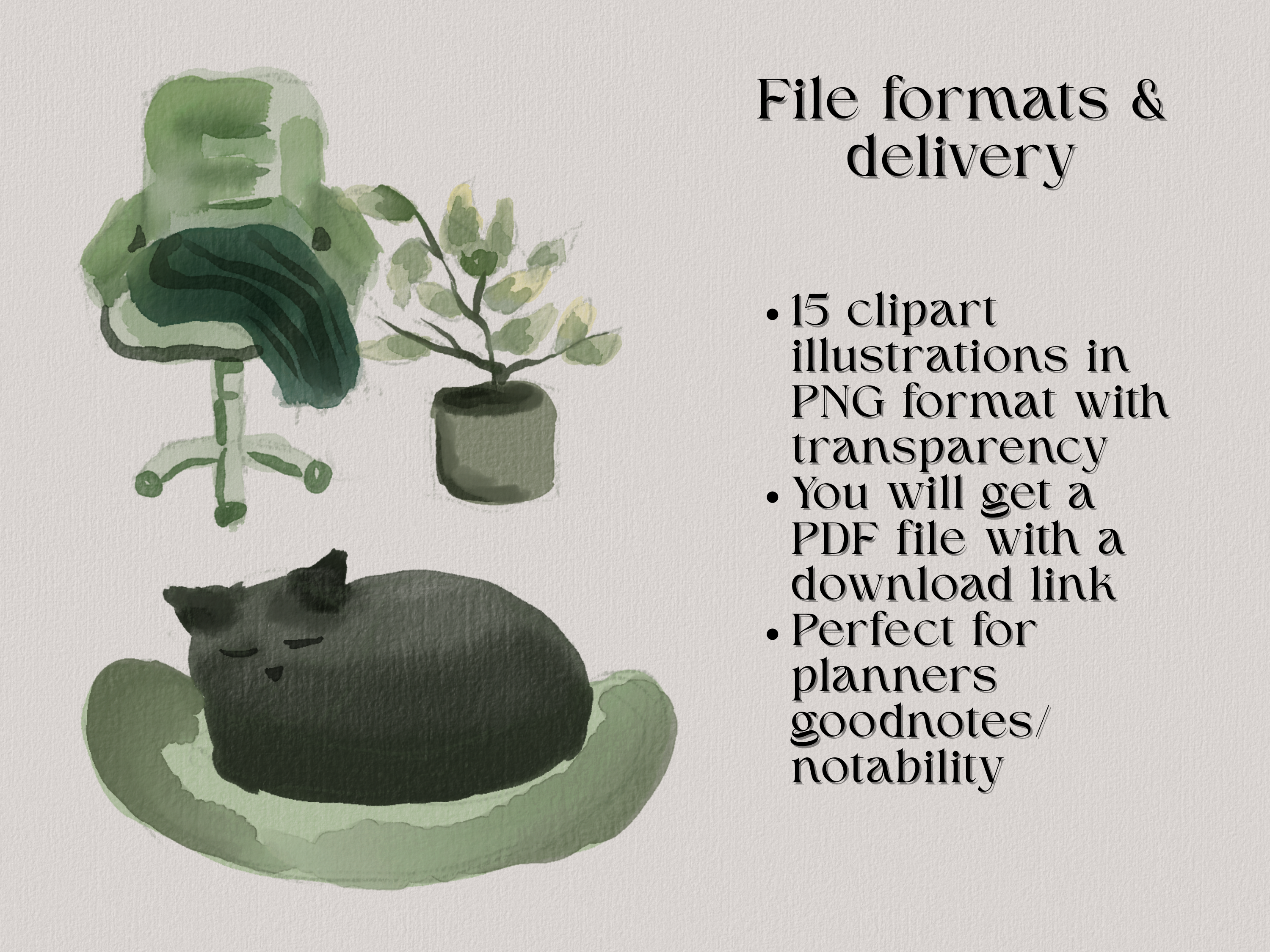 Cozy Desk Setup Clipart