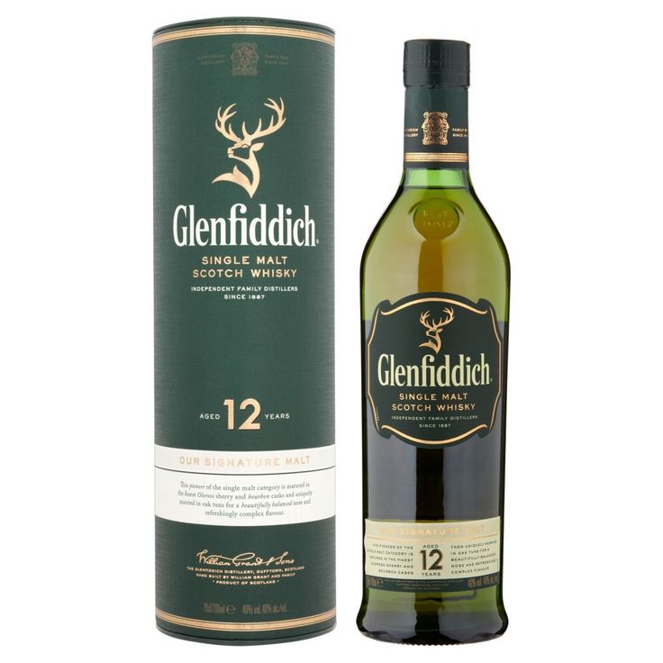 Glenfiddich Single Malt Scotch Whisky 12 Tahun