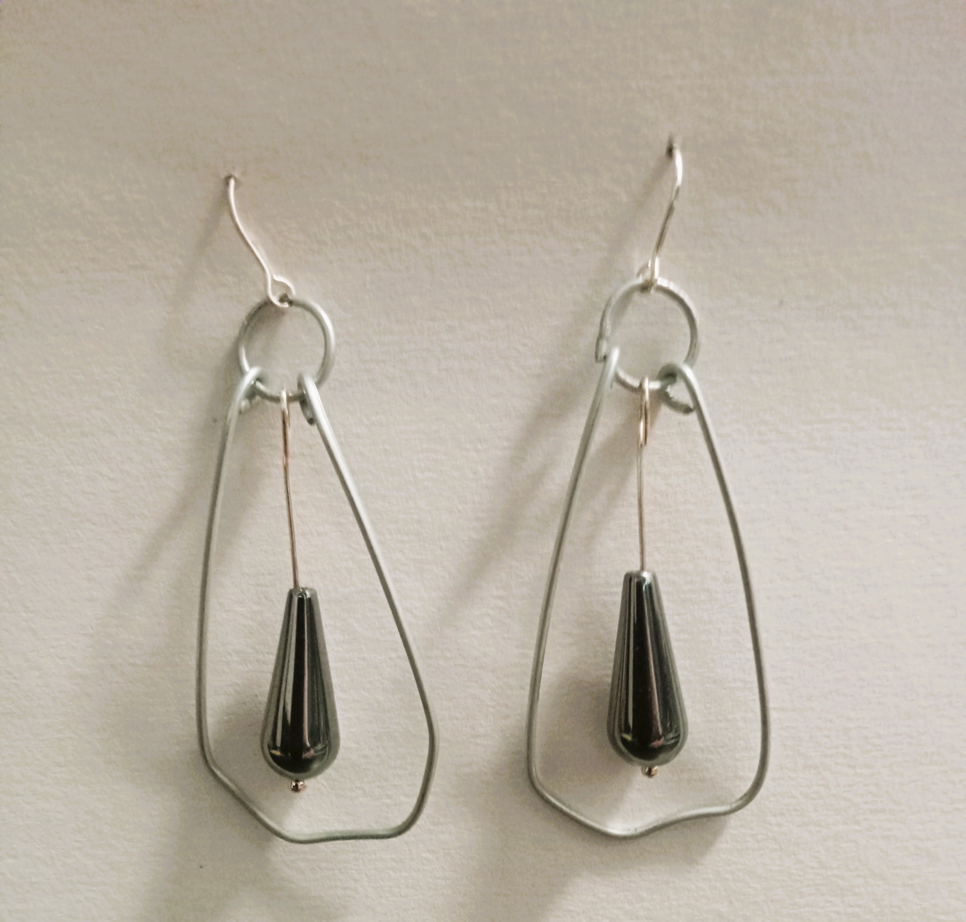 Modern Geometric Drop Earrings