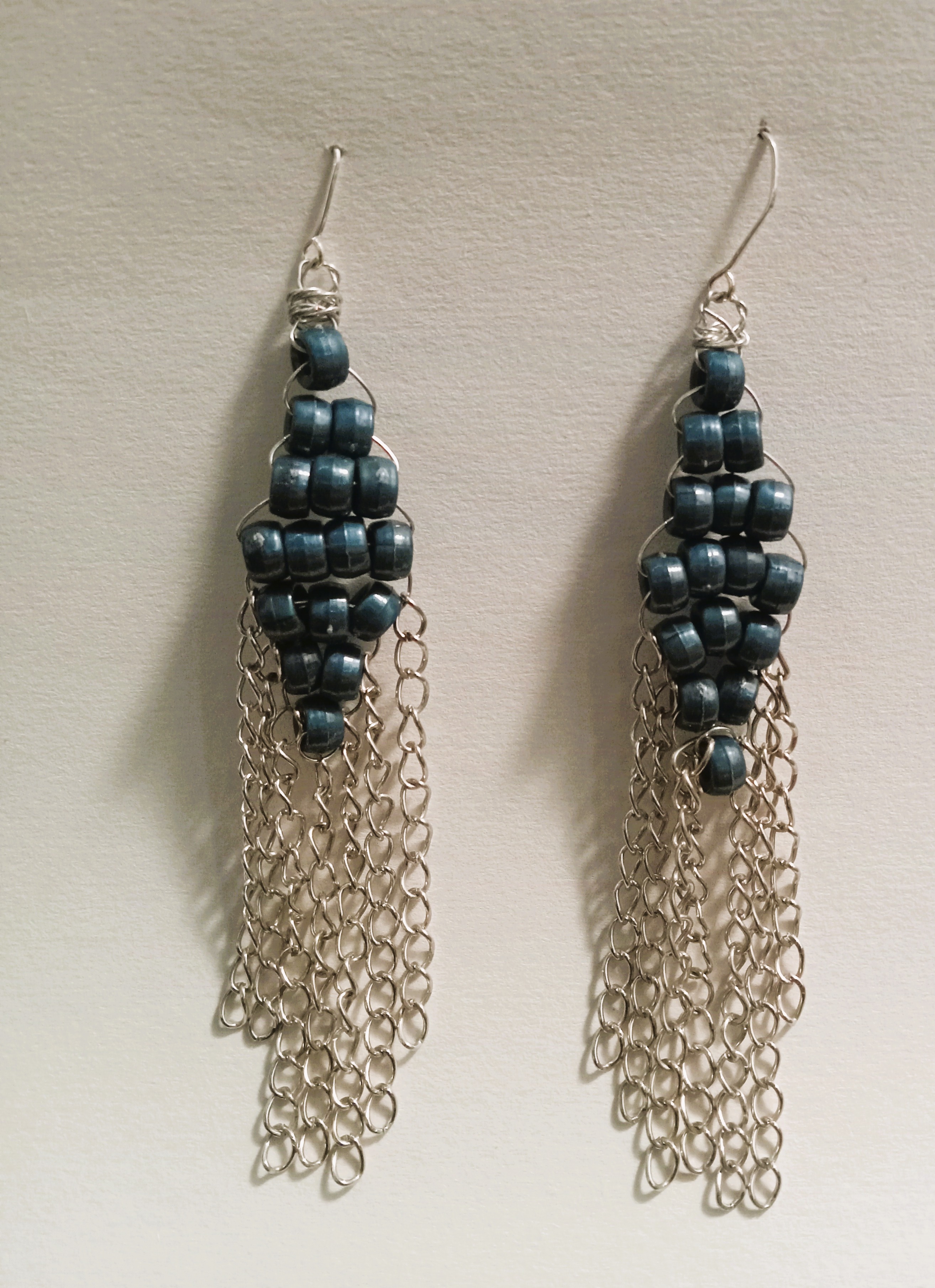 Beaded Chain Earrings