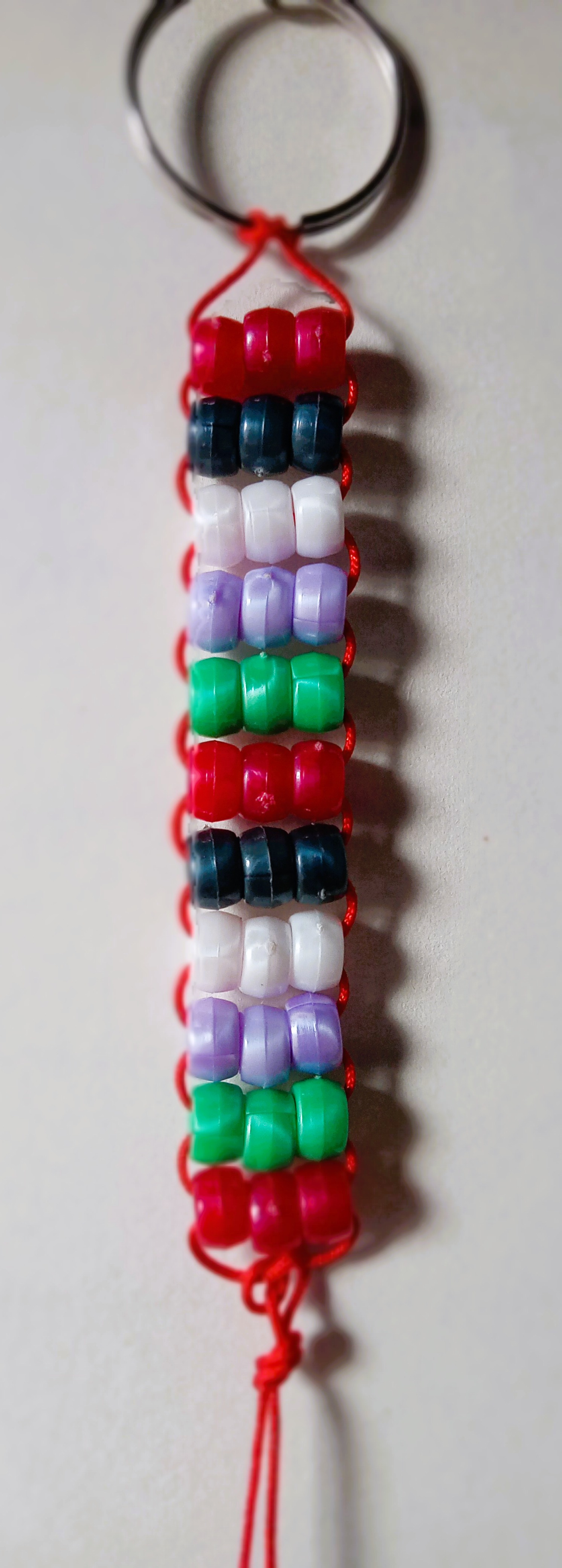 Colorful Beaded Keychains