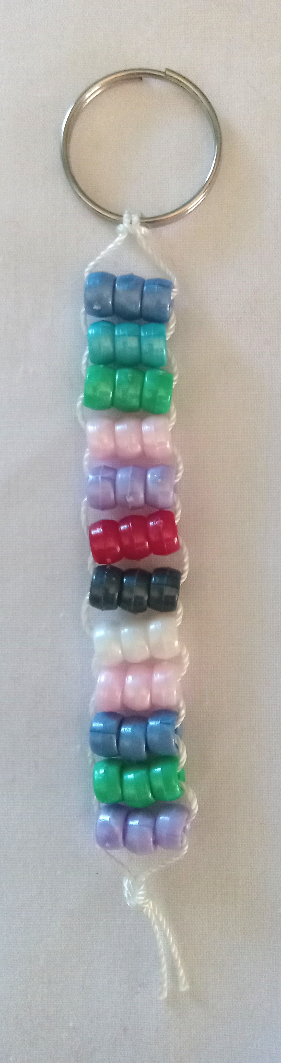 Colorful Beaded Keychains