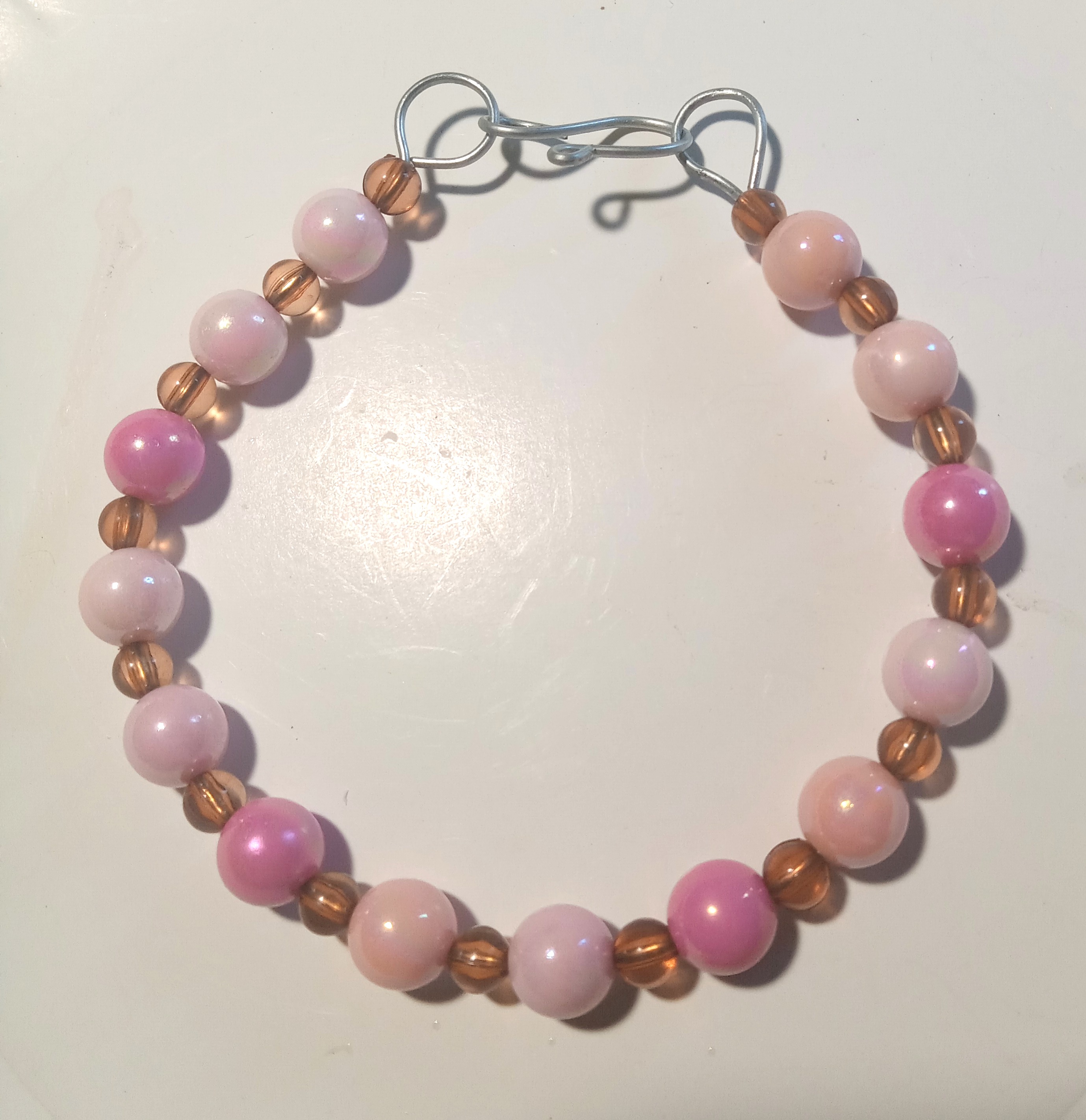 Pink Beaded Bracelets