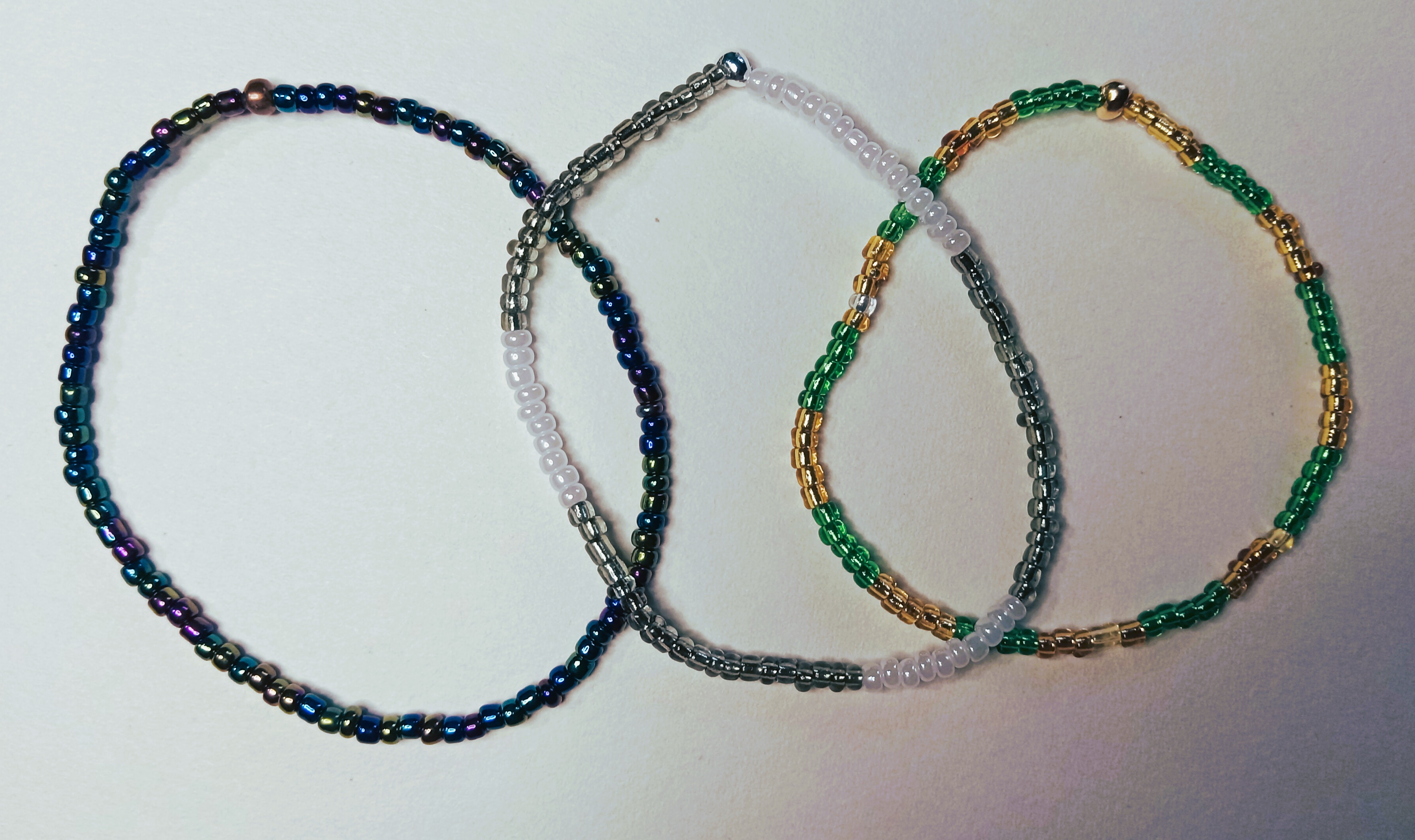 Set of 3 Beaded Bracelets