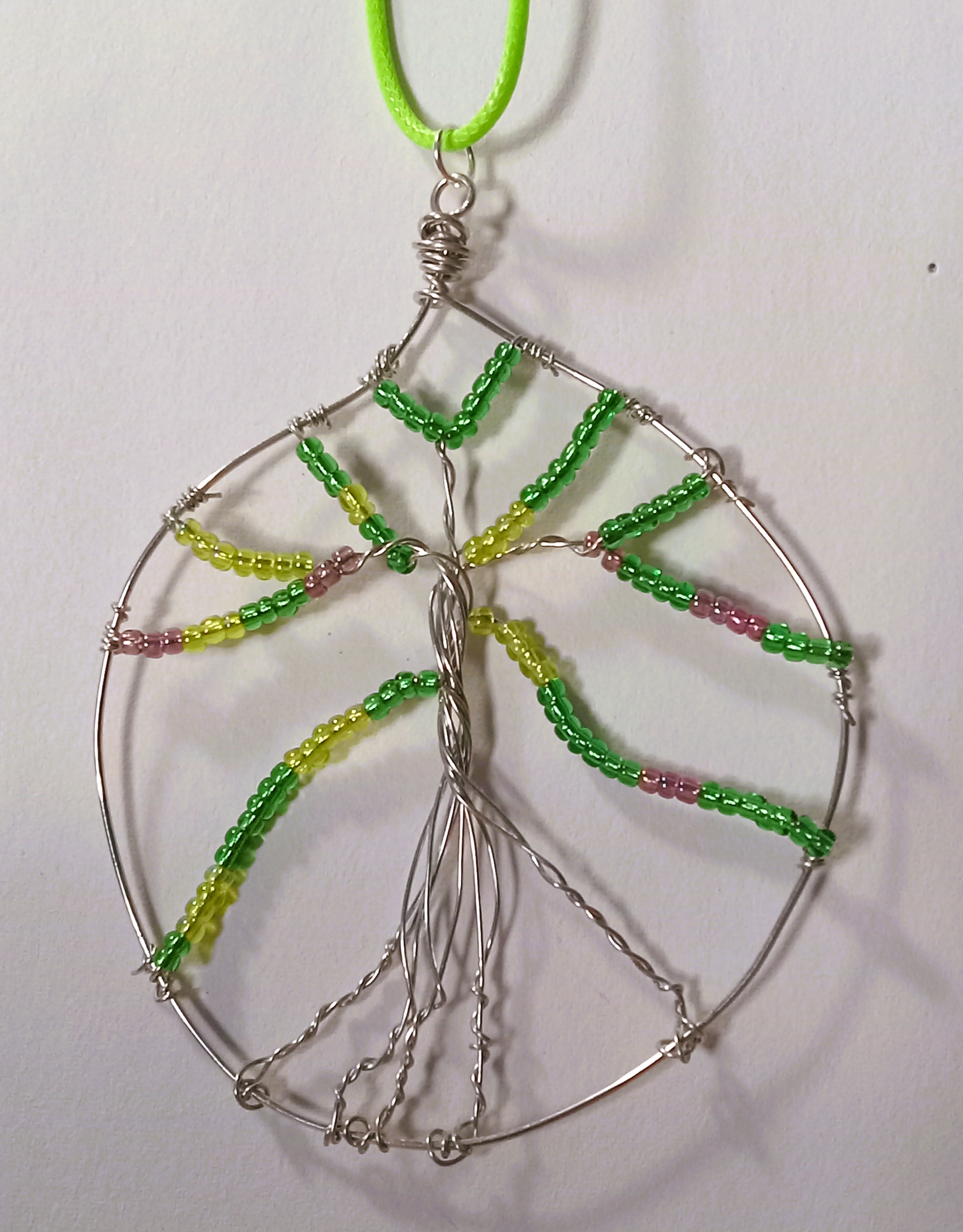 Wire Tree of Life Pendant Necklaces