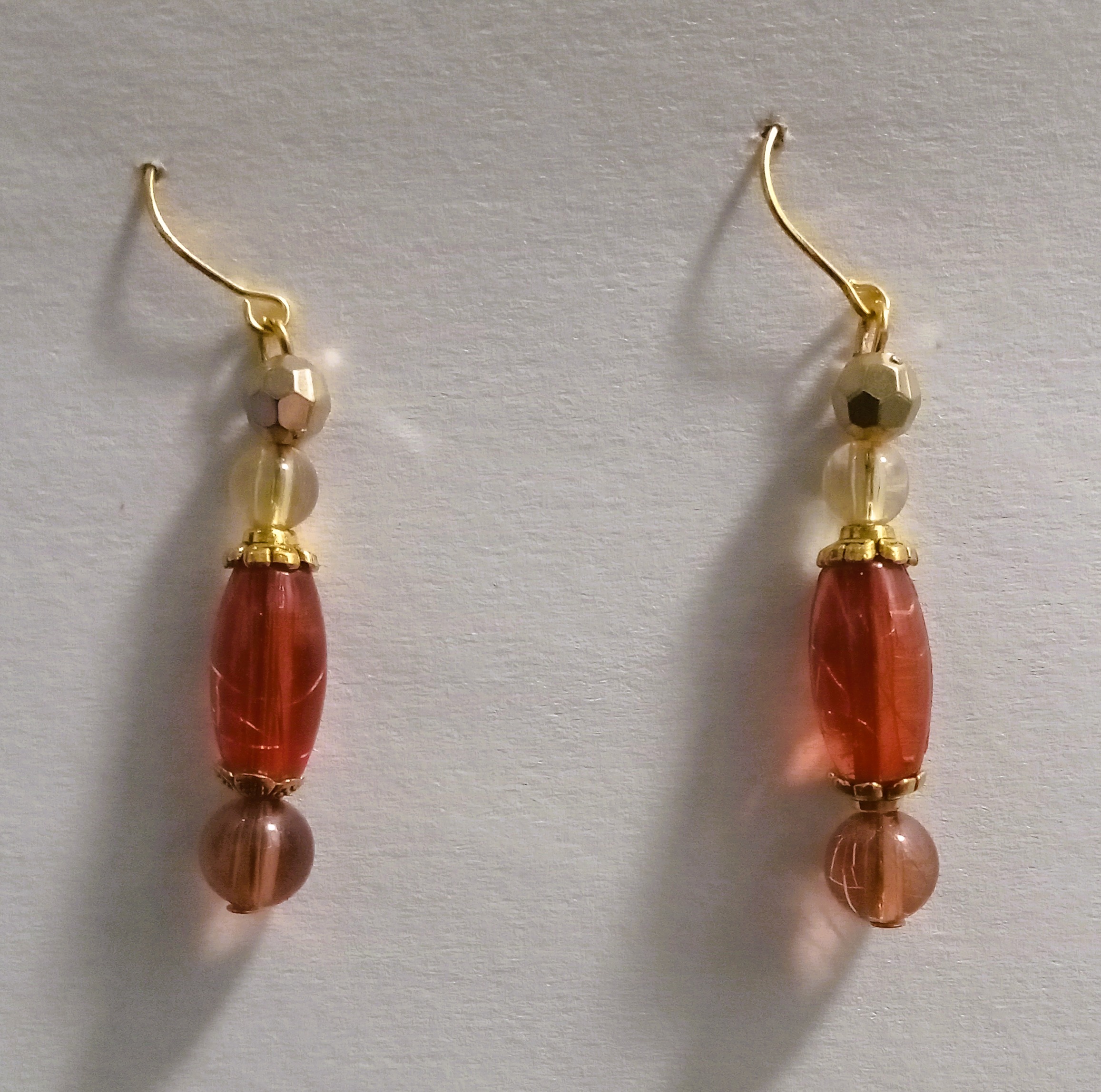 Handcrafted Beaded Drop Earrings