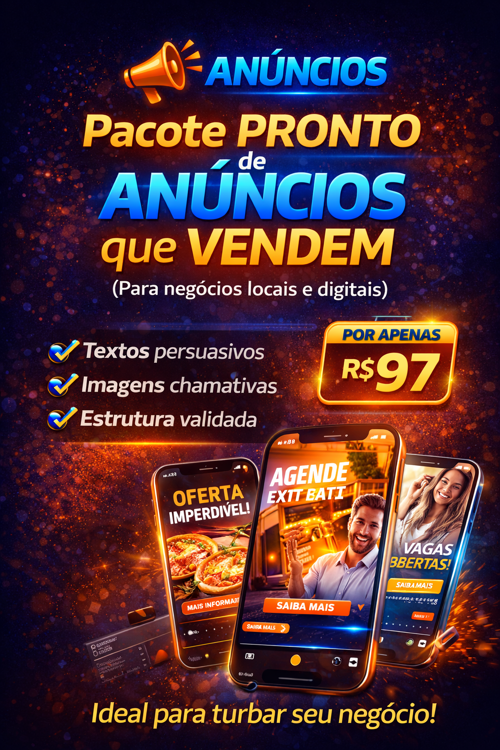 Pacote Pronto de Anúncios que Vendem