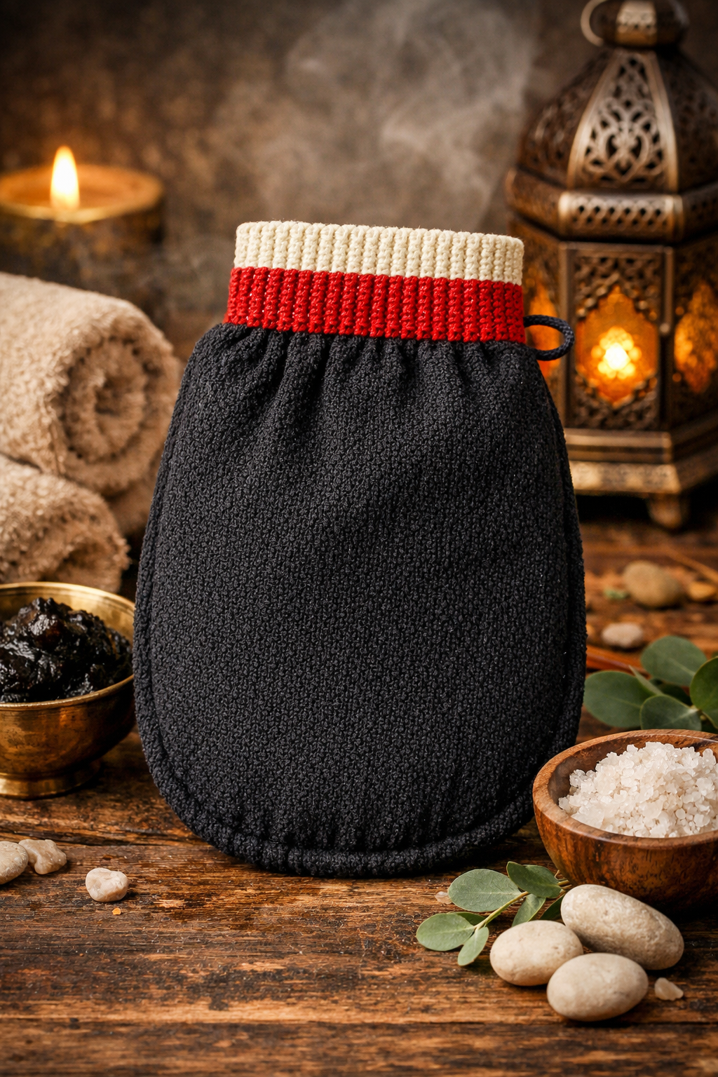 Gant Kessa pour Gommages – Exfoliation Traditionnelle du Hammam Marocain