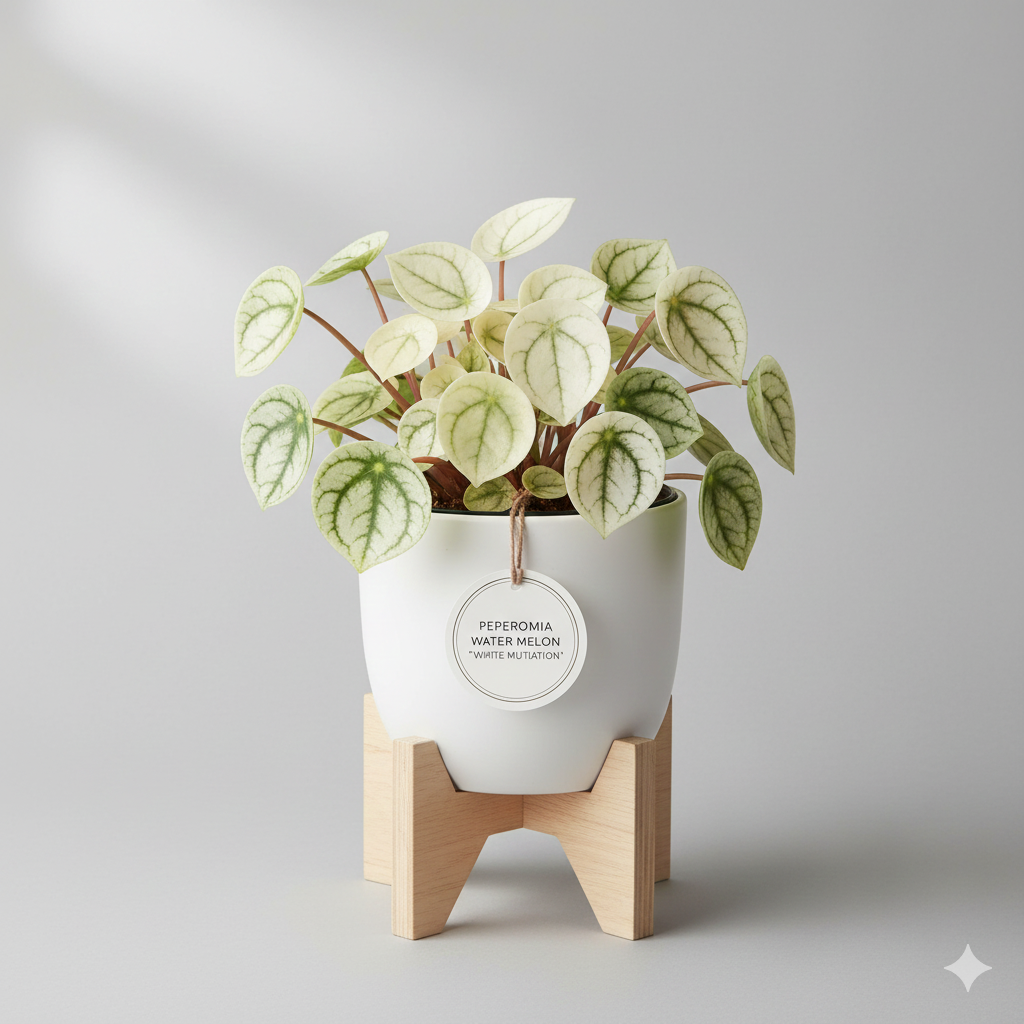 Peperomia Watermelon White Mutation