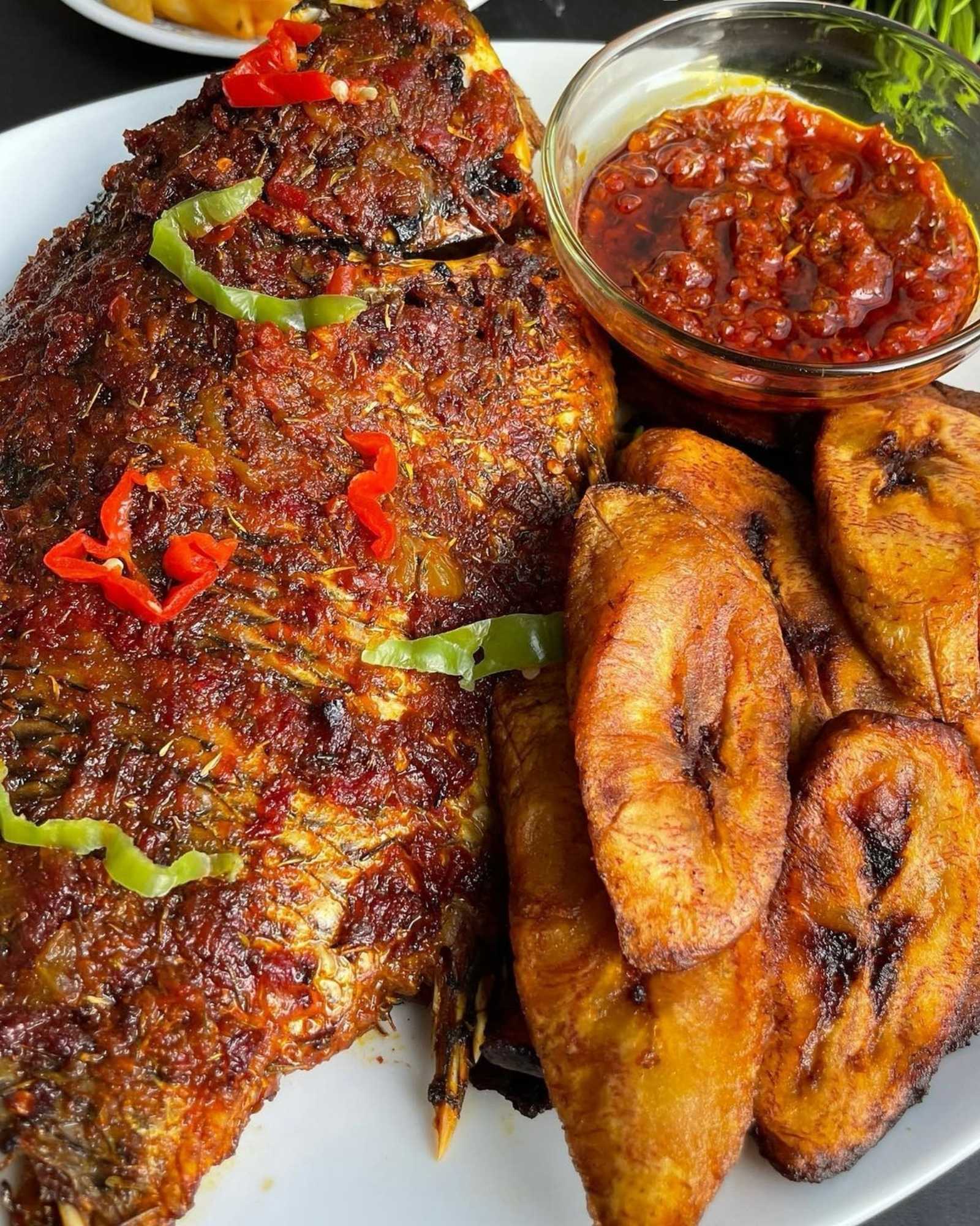 Tilapia with plantain