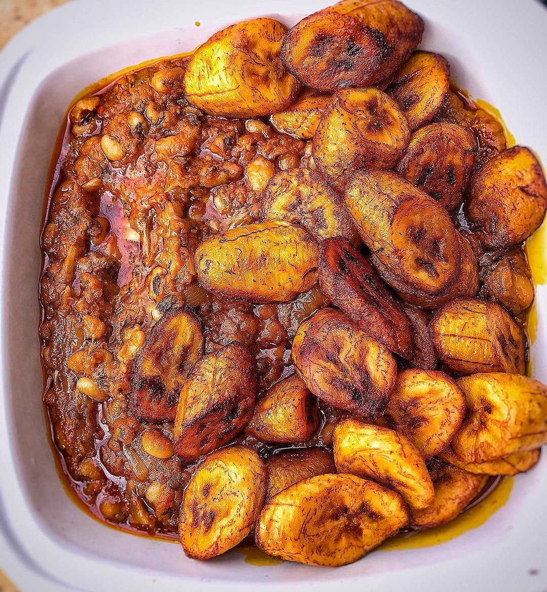 Beans with Yam or Plantain
