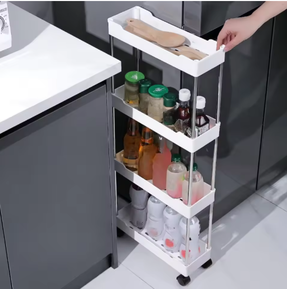 Slim Rolling Storage Cart