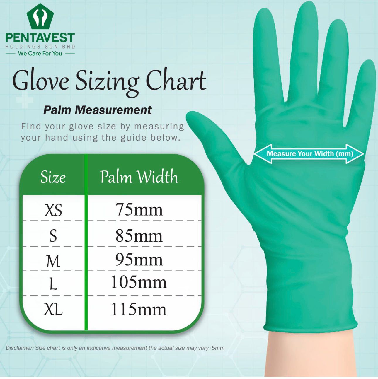 PENTANANO NANO ANTIMICROBIAL NITRILE GLOVE