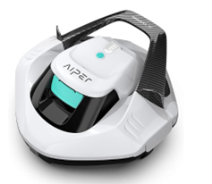 Aiper Robotic Pool Cleaner 2025 Model Cordless Pool Vacuumn, Lasts 90 Mins, Self-parking