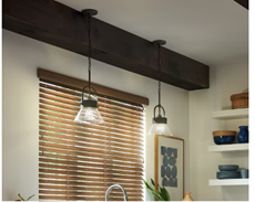 Kichler Aldean 1-Light Olde Bronze Farmhouse Seeded glass Cone Medium Hanging Pendant Light Fixture Sconce