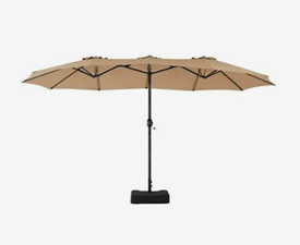 EDX 15 ft Umbrella, Large Double-sided patio umbrella